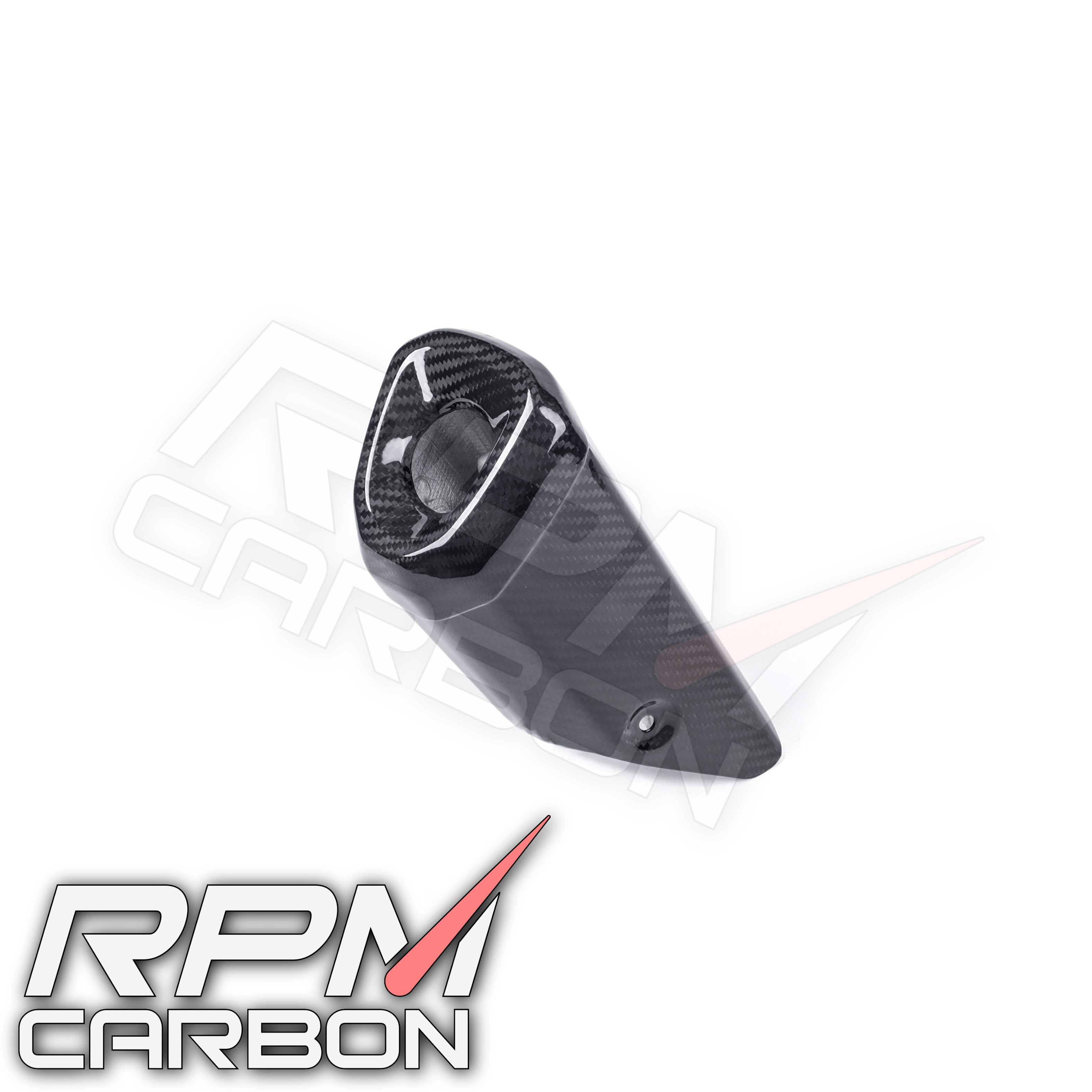 Yamaha MT07 Carbon Exhaust Shield