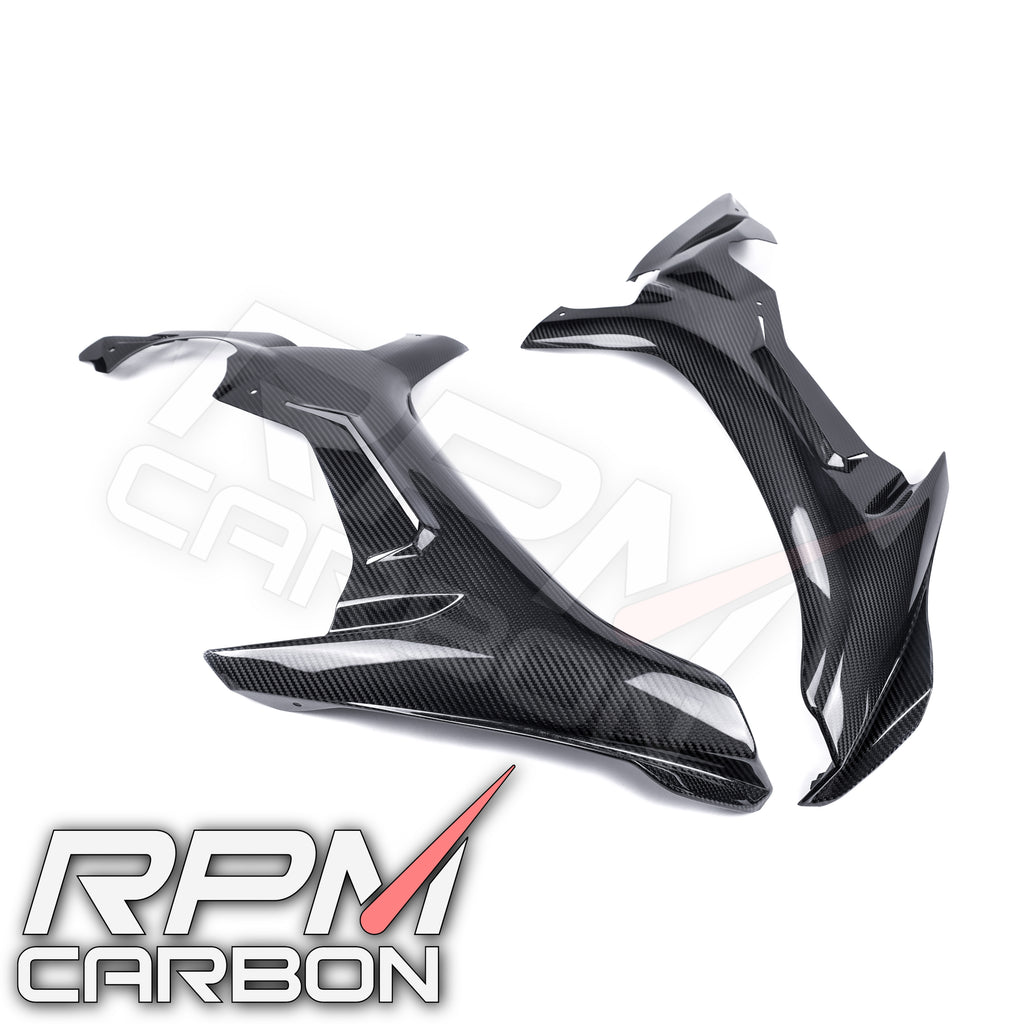 Yamaha R1 R1M Side Fairings in Carbon Fiber