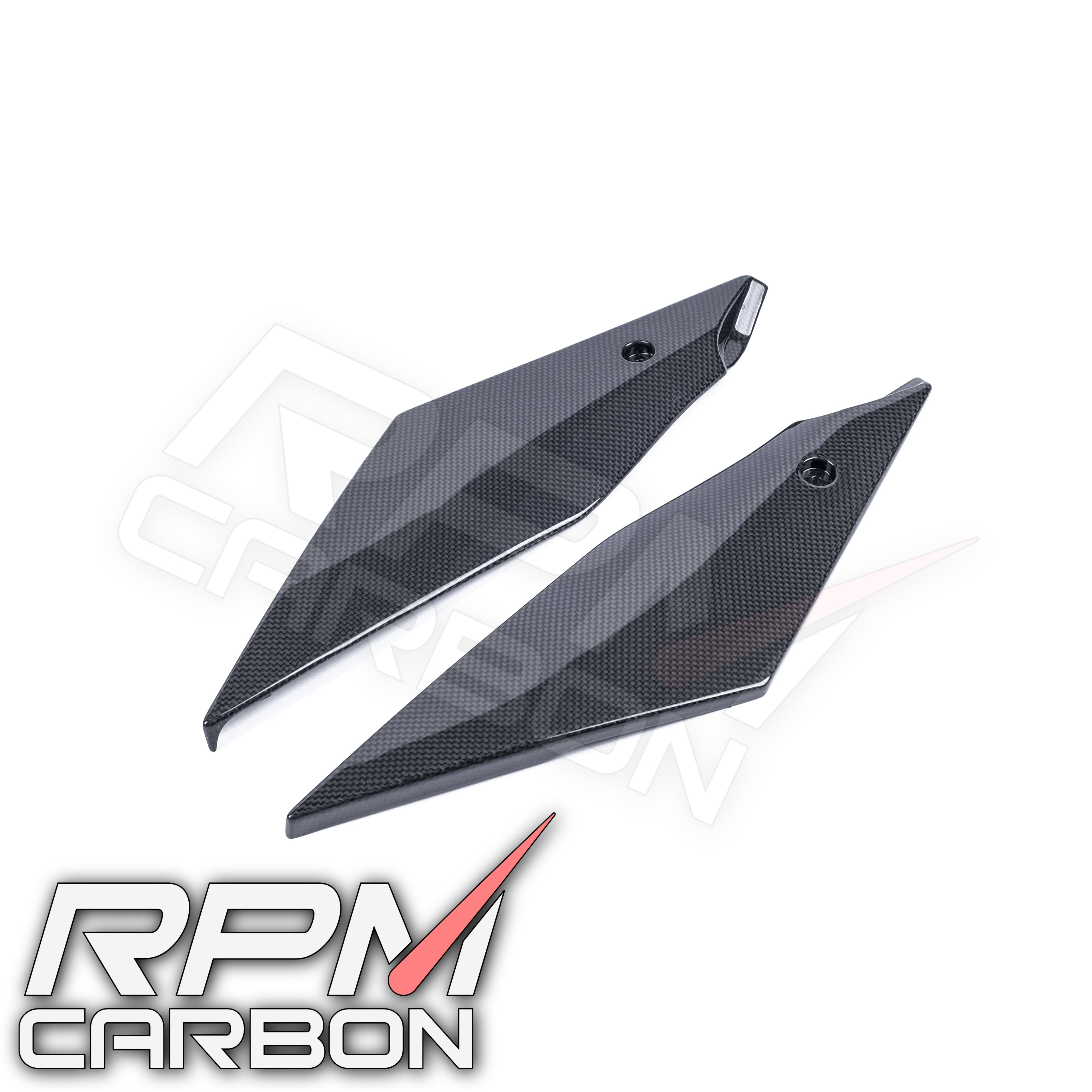Yamaha R1 R1M Carbon Fiber Tank Side Panels