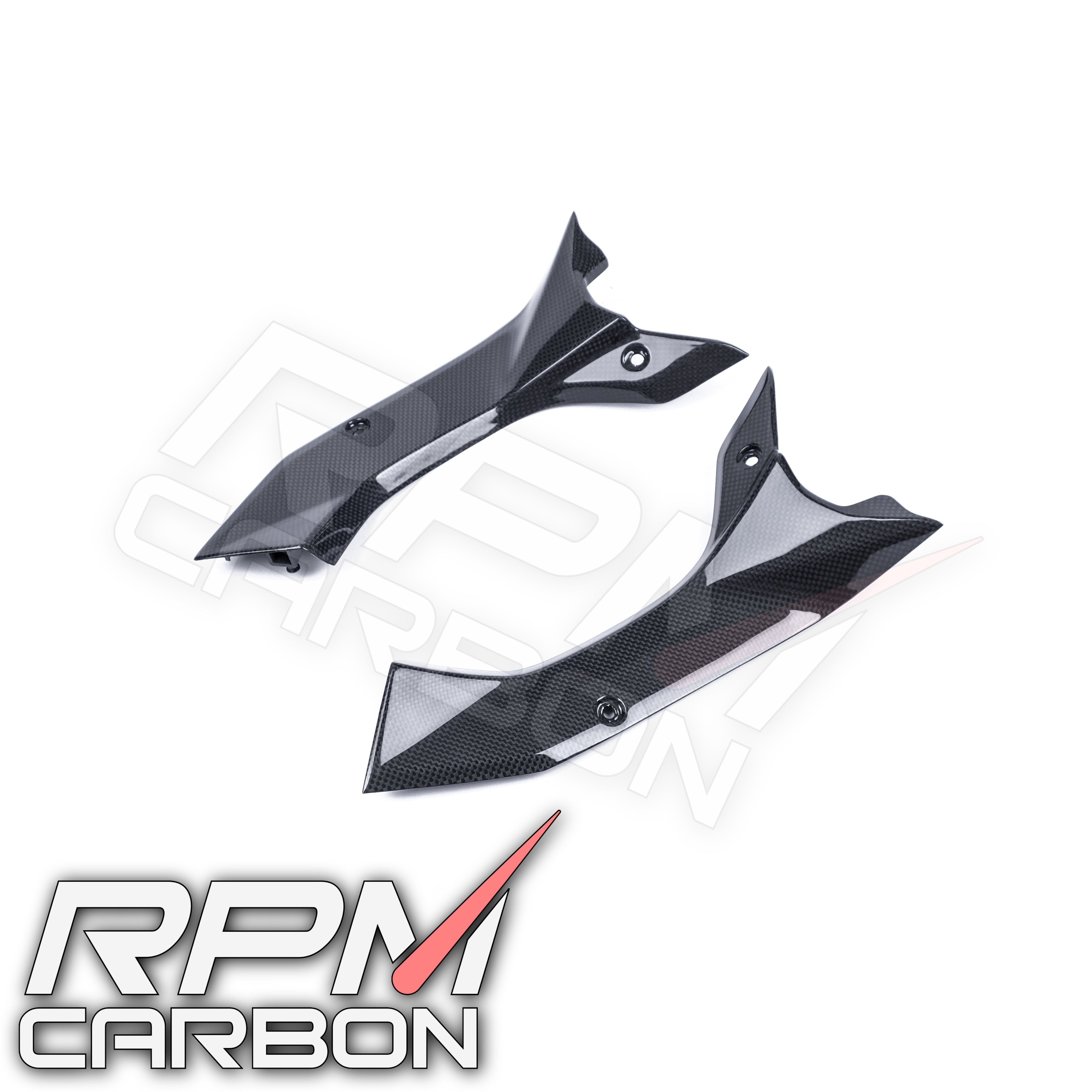 Yamaha R6 Carbon Fiber Dash Panel Side Covers