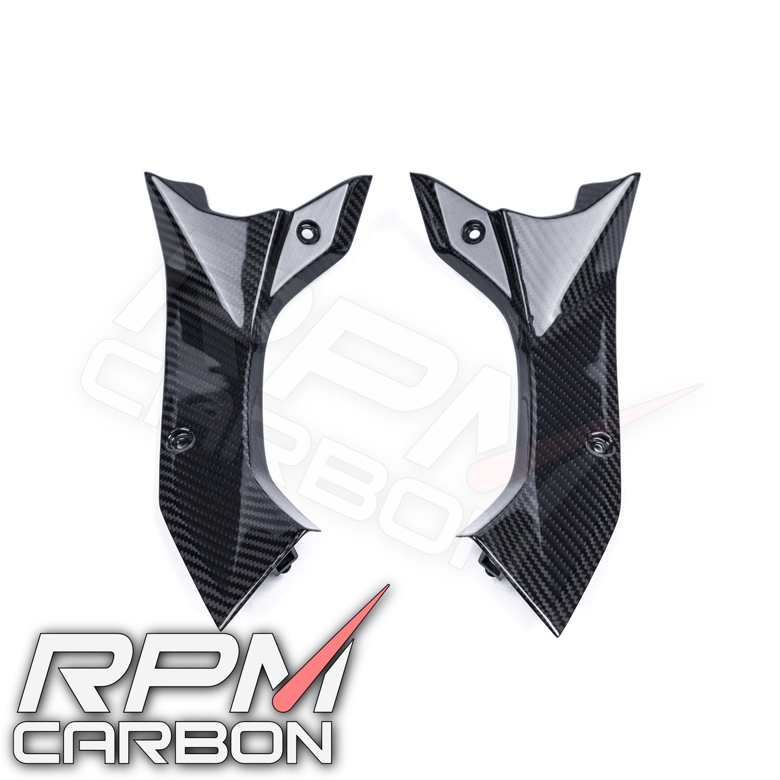 2020 R6 Dash Yamaha R6 Carbon Fiber Dash Panel Side Covers