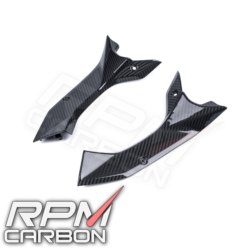 Yamaha R6 Carbon Fiber Dash Panel Side Covers
