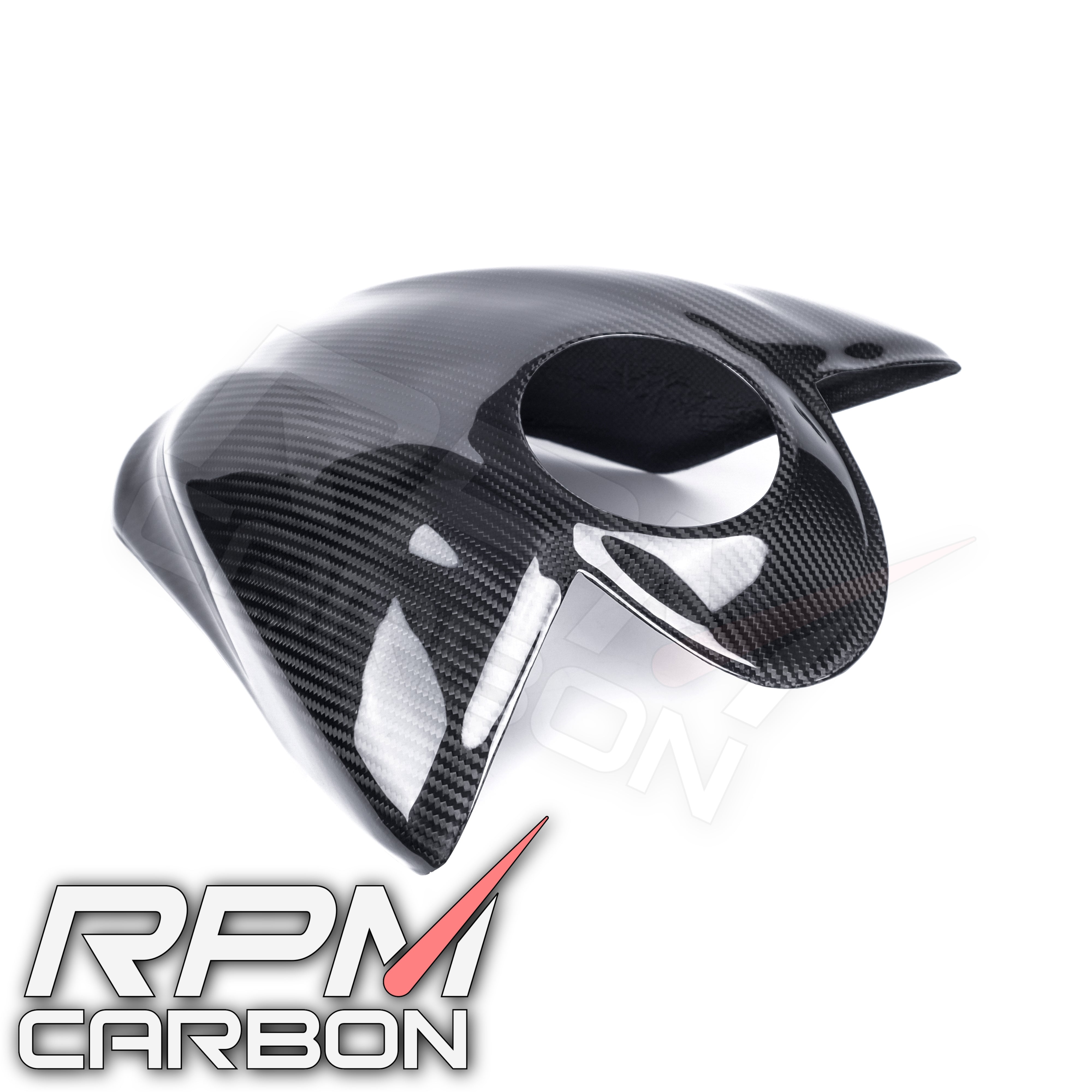 EMotorcycleUSA Real Carbon Fiber Tank Pad & Gas Cap Cover Kit For Yamaha YZF-R6 (01-20) / R6S (01-09)