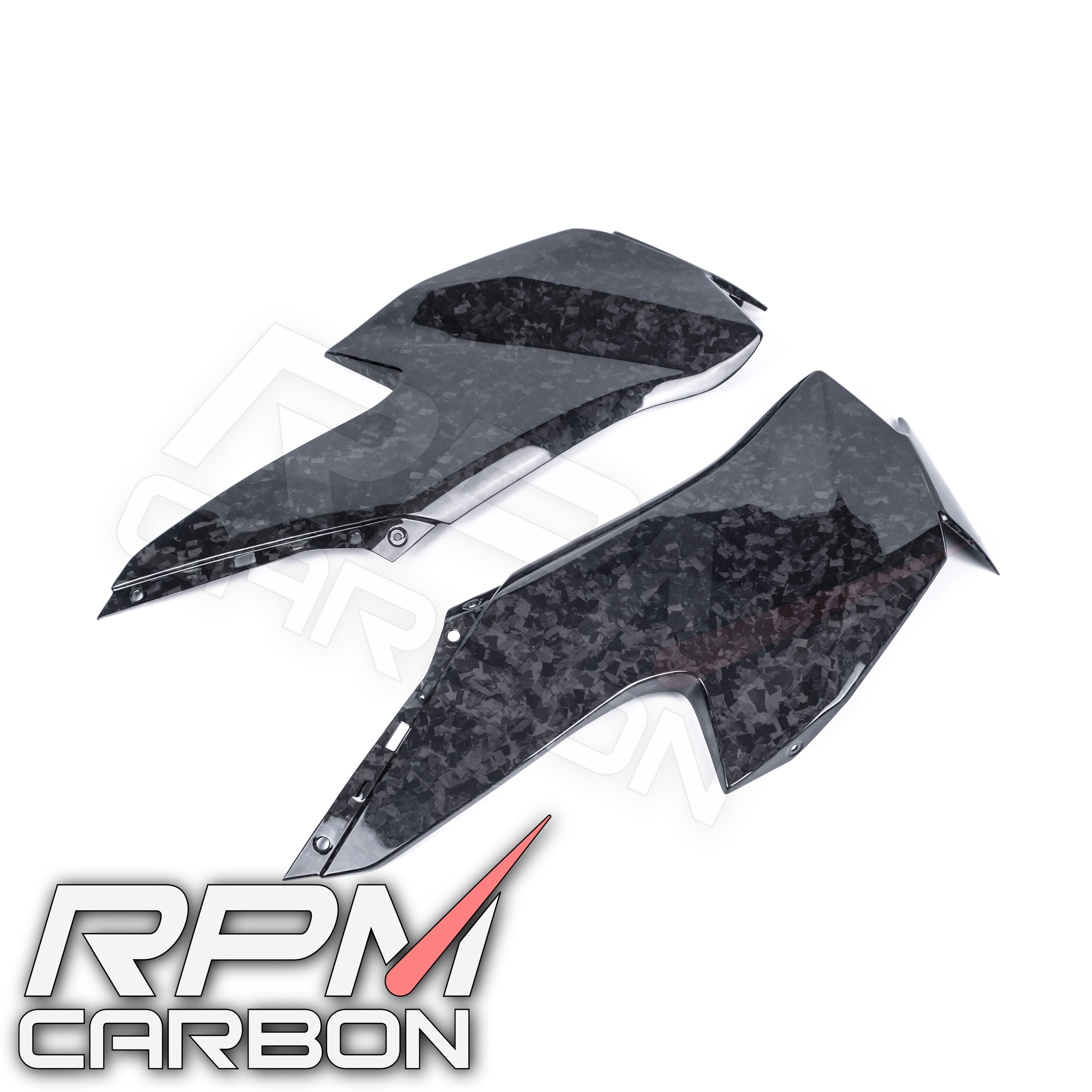 【1枚限定】t18.4×100×320mm【CFRP素材】ドライカーボン Kawasaki ZX-10R 2021+ Carbon Fiber Side Fairings