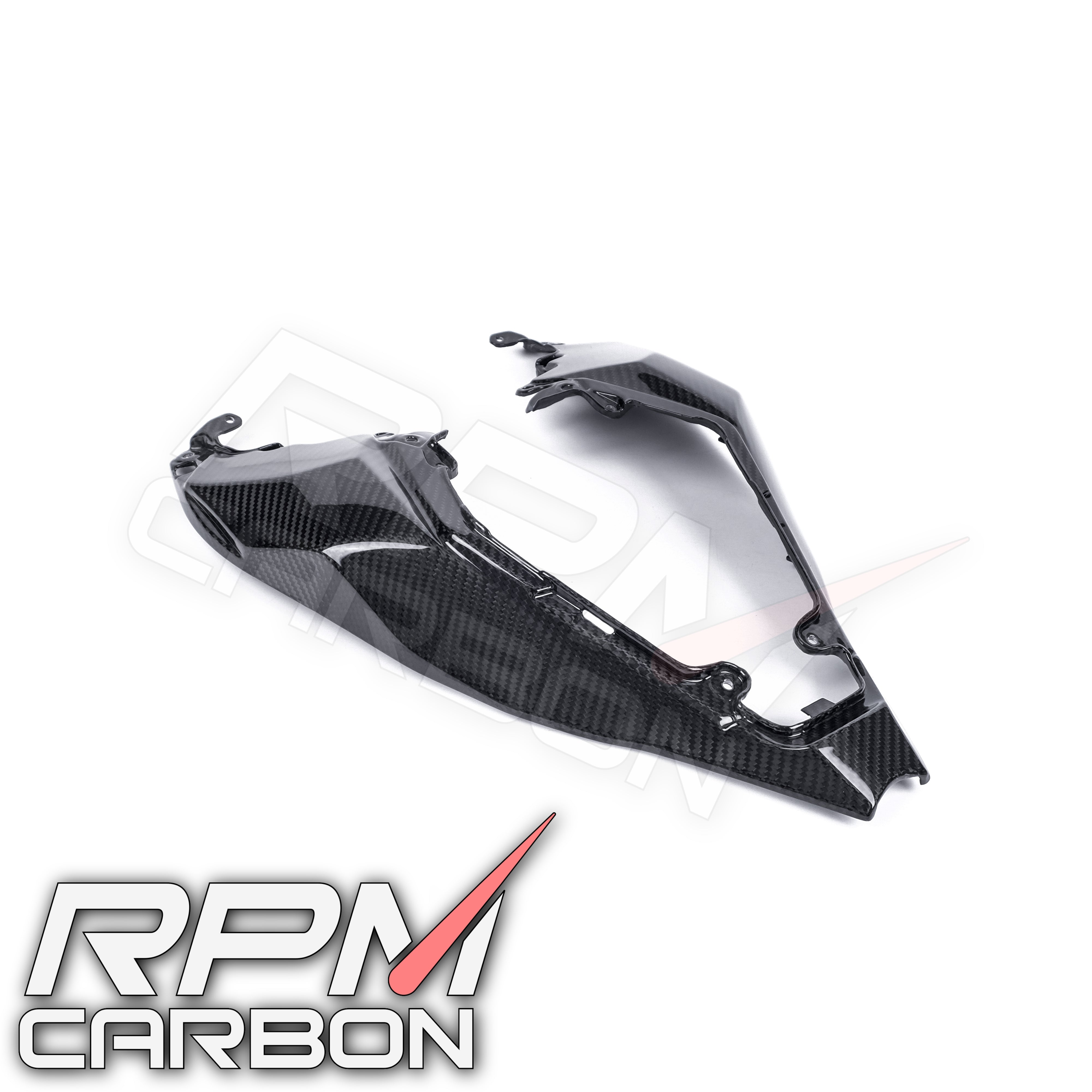 nabe190　9枚セット Kawasaki ZX-10R 2016+ Upper Rear Seat Panel in Carbon Fiber