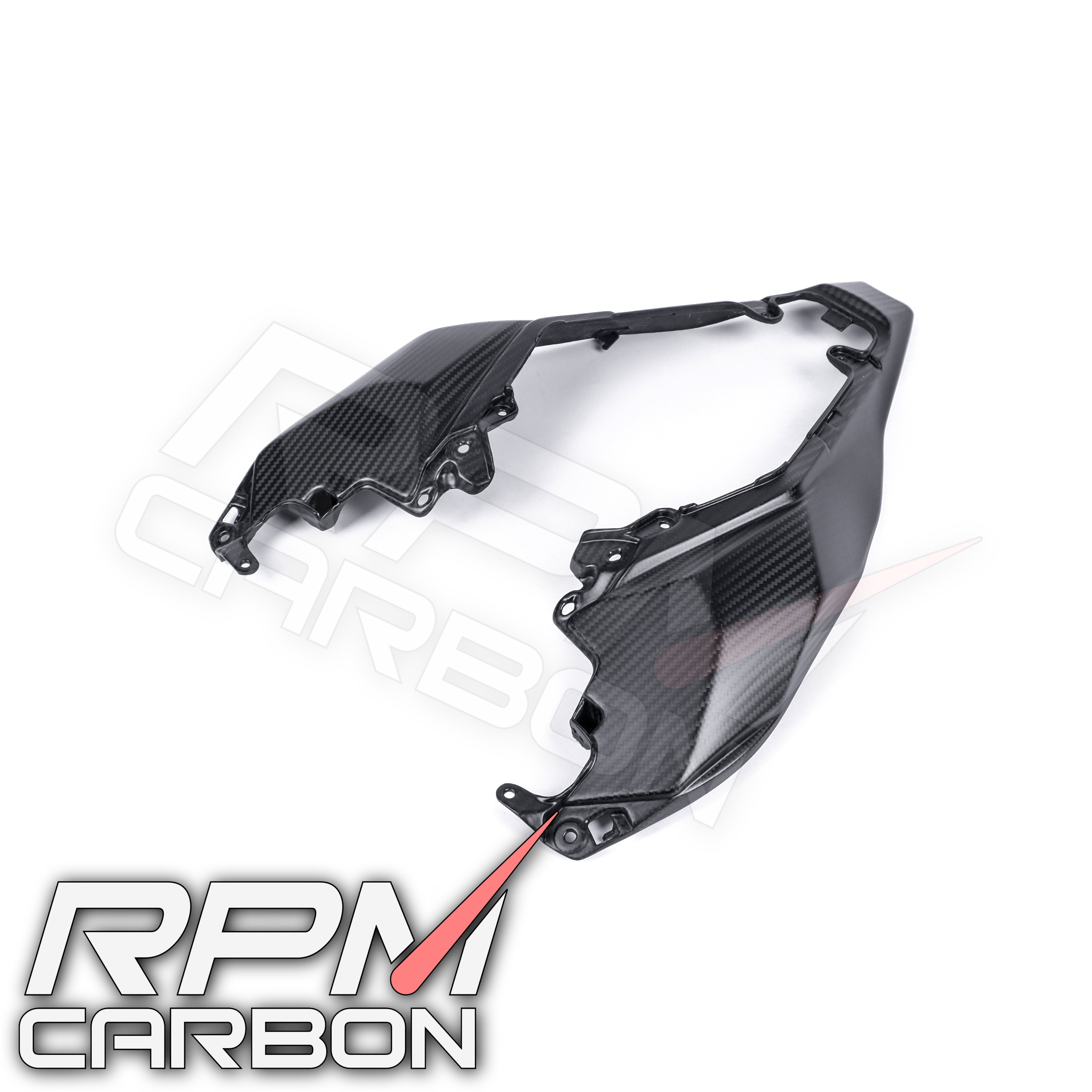 Kawasaki ZX-10R 2016+ Upper Rear Seat Panel in Carbon Fiber