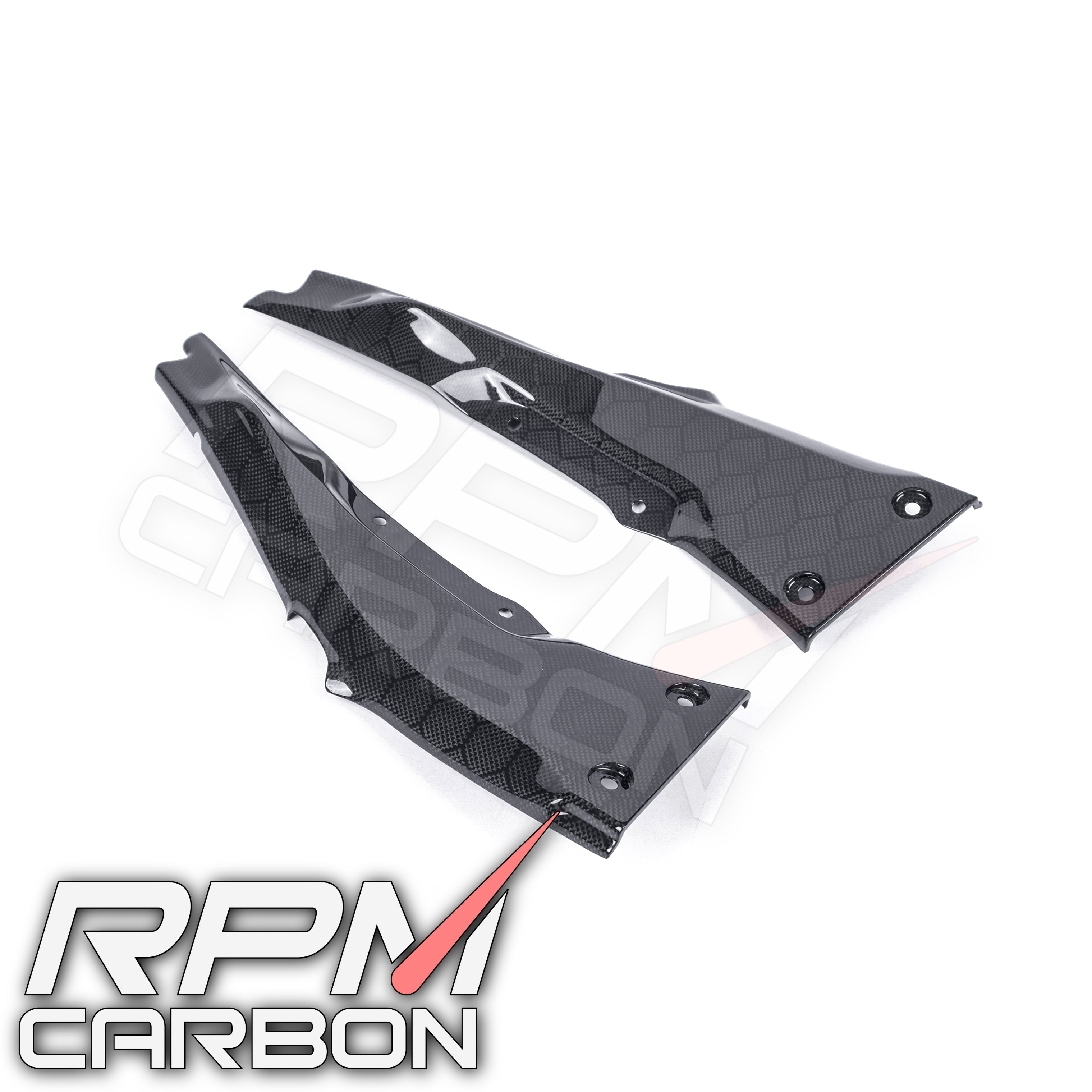 Kawasaki ZX-10R Carbon Fiber Subframe Covers Protectors