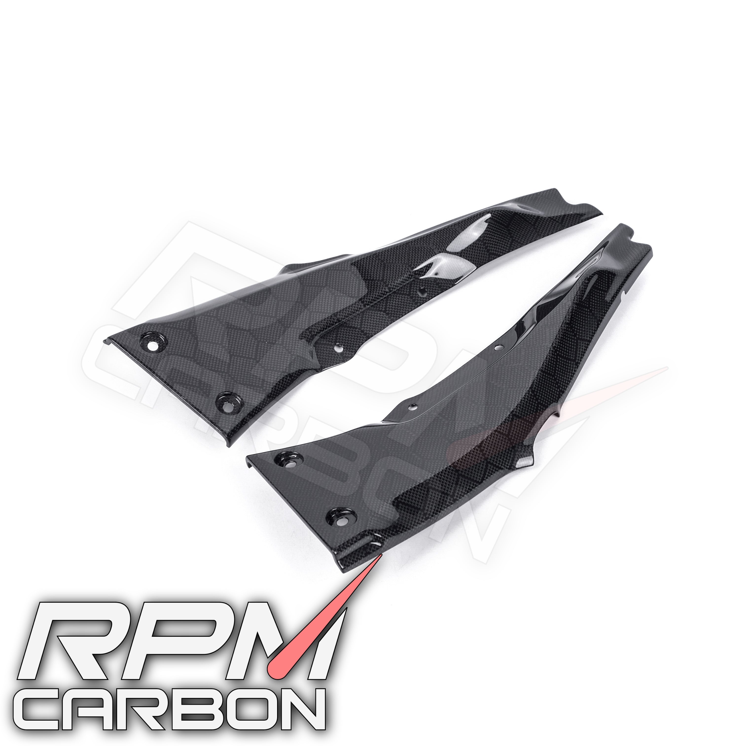 zx10rパーツ Kawasaki ZX-10R Carbon Fiber Subframe Covers Protectors