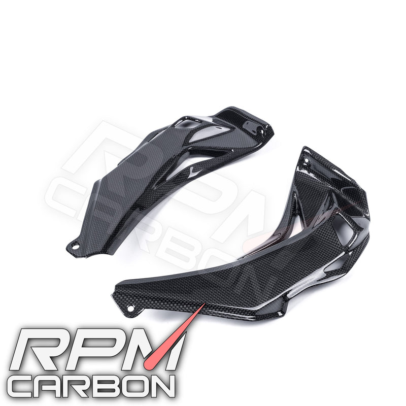 Kawasaki ZX-10R Carbon Fiber Dash panel Side Covers