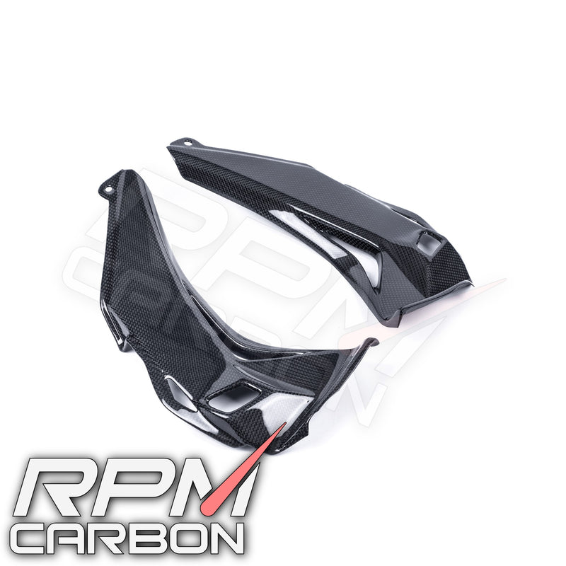 Kawasaki ZX-10R Carbon Fiber Dash panel Side Covers