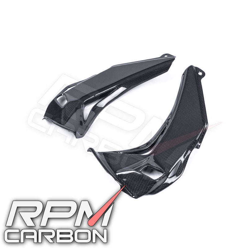 Kawasaki ZX-10R Carbon Fiber Dash panel Side Covers