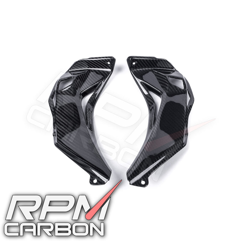 Kawasaki ZX-10R Carbon Fiber Dash panel Side Covers