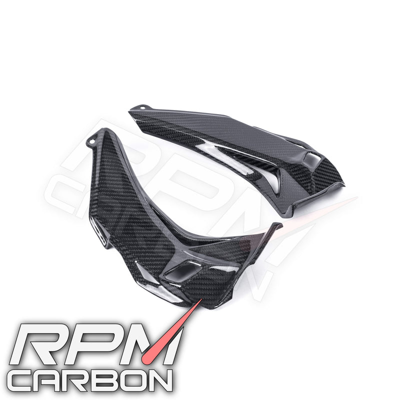 Kawasaki ZX-10R Carbon Fiber Dash panel Side Covers