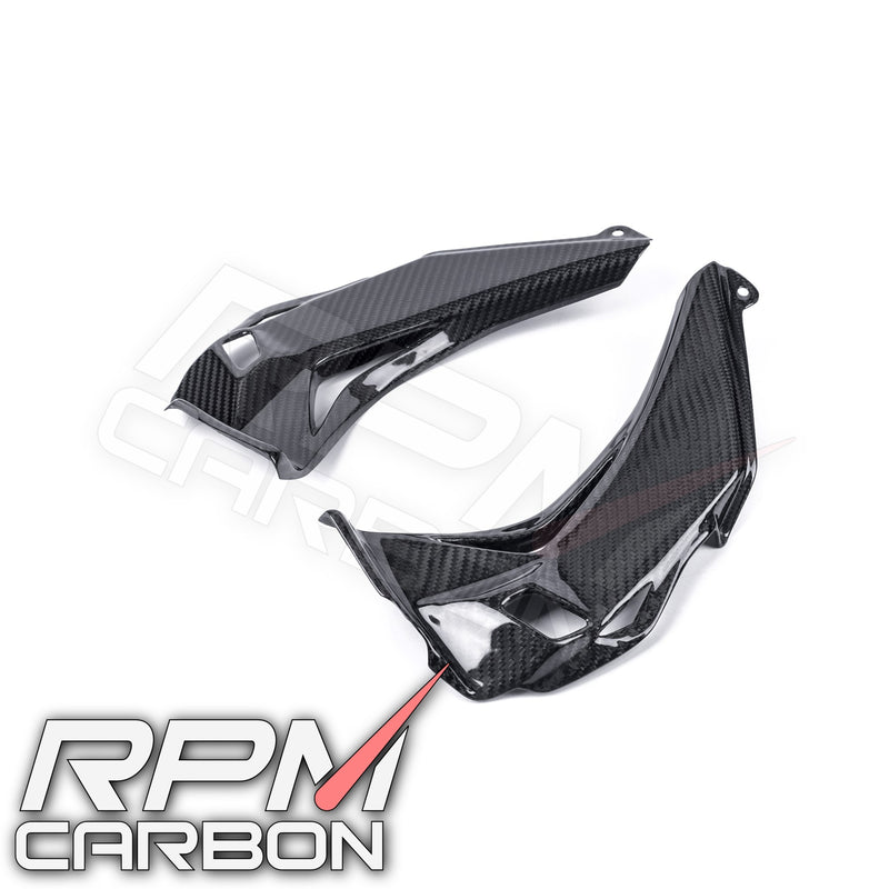 Kawasaki ZX-10R Carbon Fiber Dash panel Side Covers