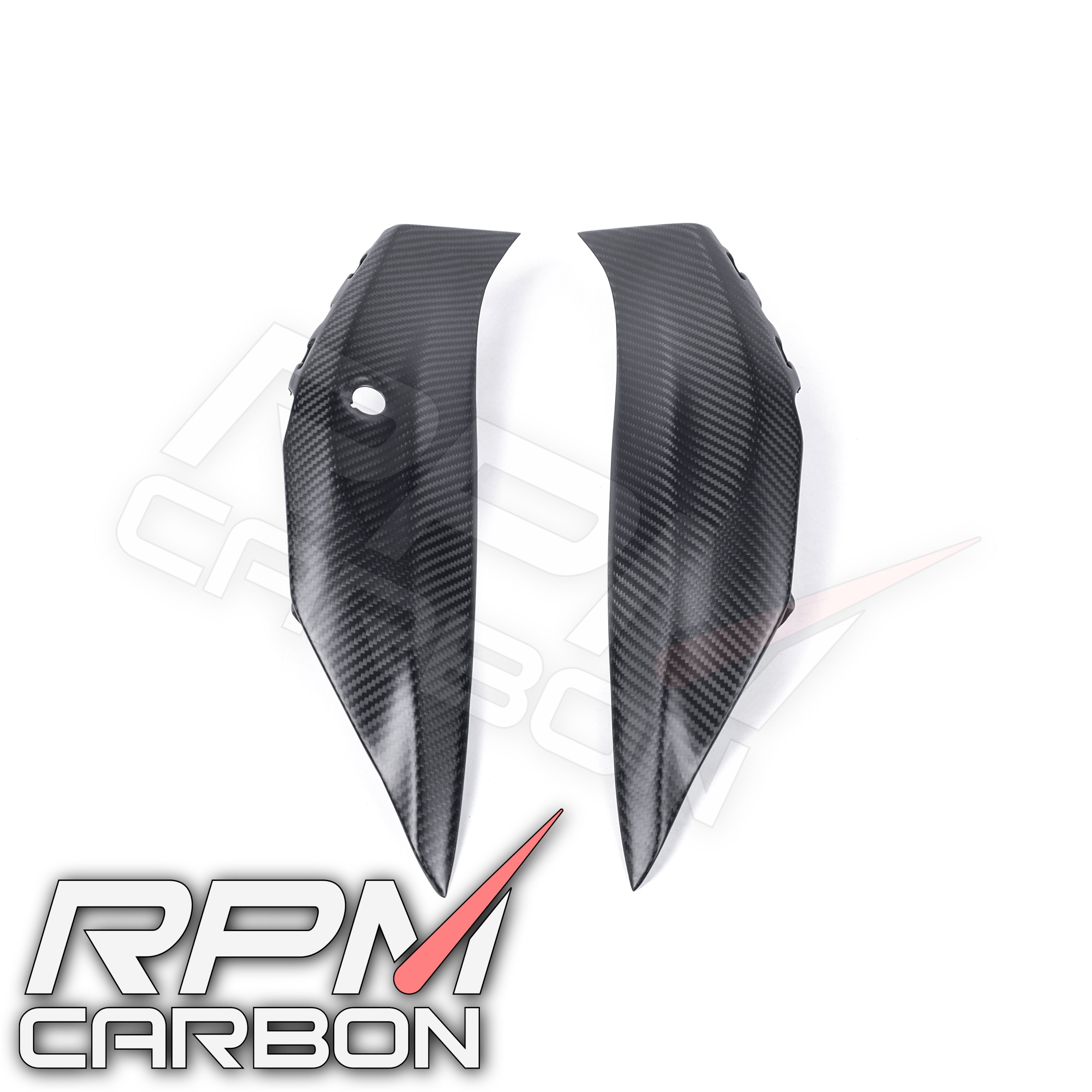 Kawasaki ZX-10R 2016+ Rear Seat Side Panels in Carbon Fiber