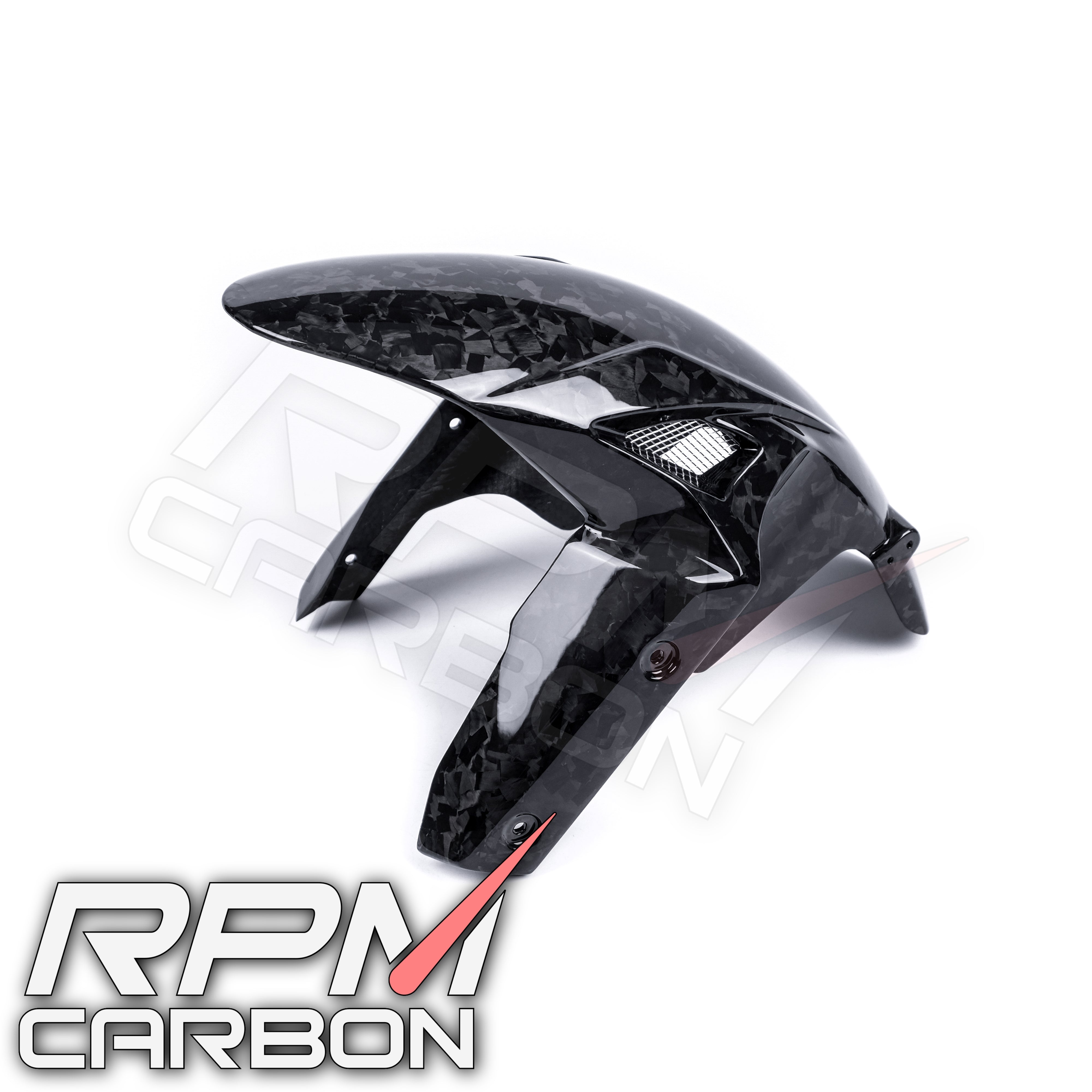 Kawasaki ZX-6R 2019+ Carbon Fiber Front Fender Hugger Mudguard
