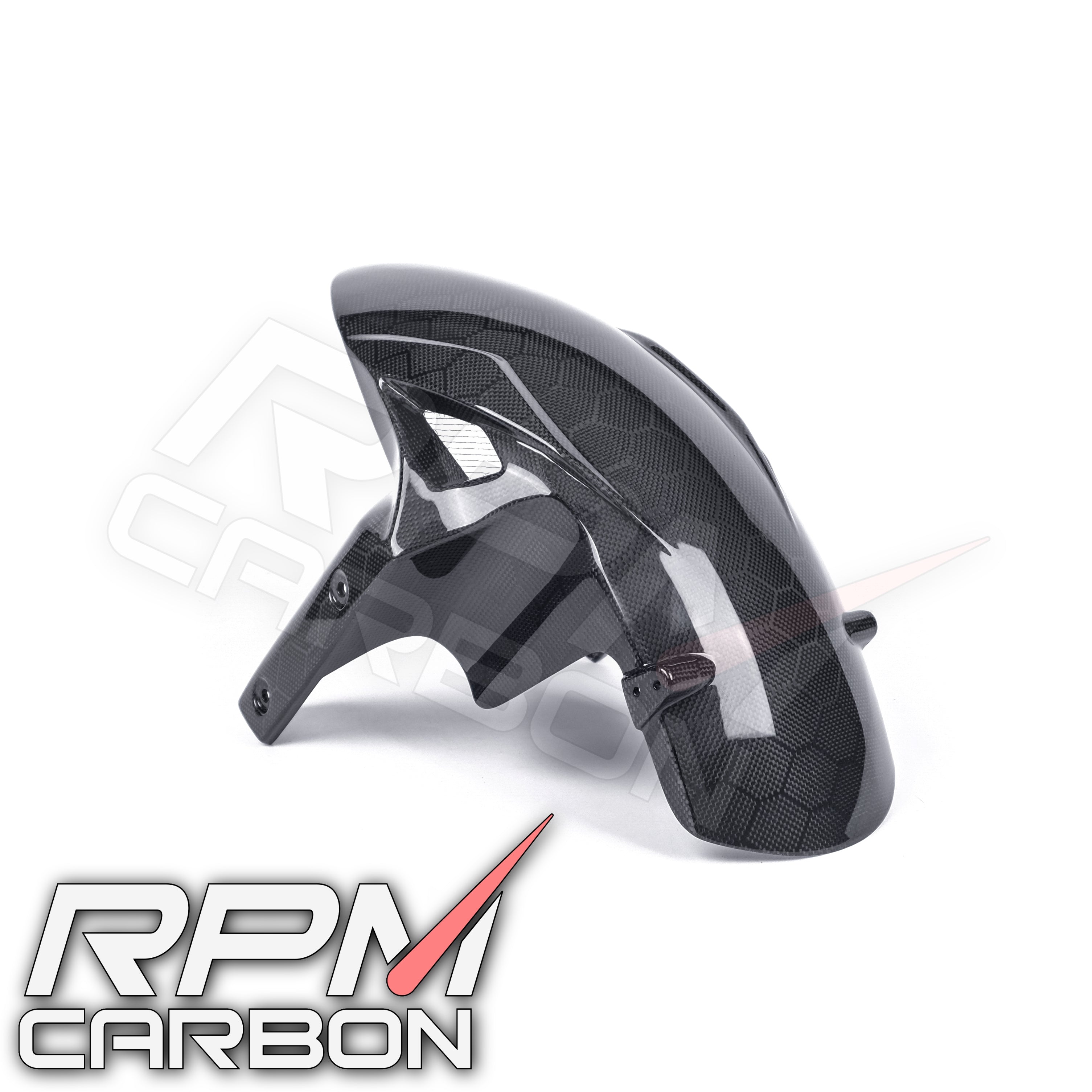 Kawasaki ZX-6R 2019+ Carbon Fiber Front Fender Hugger Mudguard