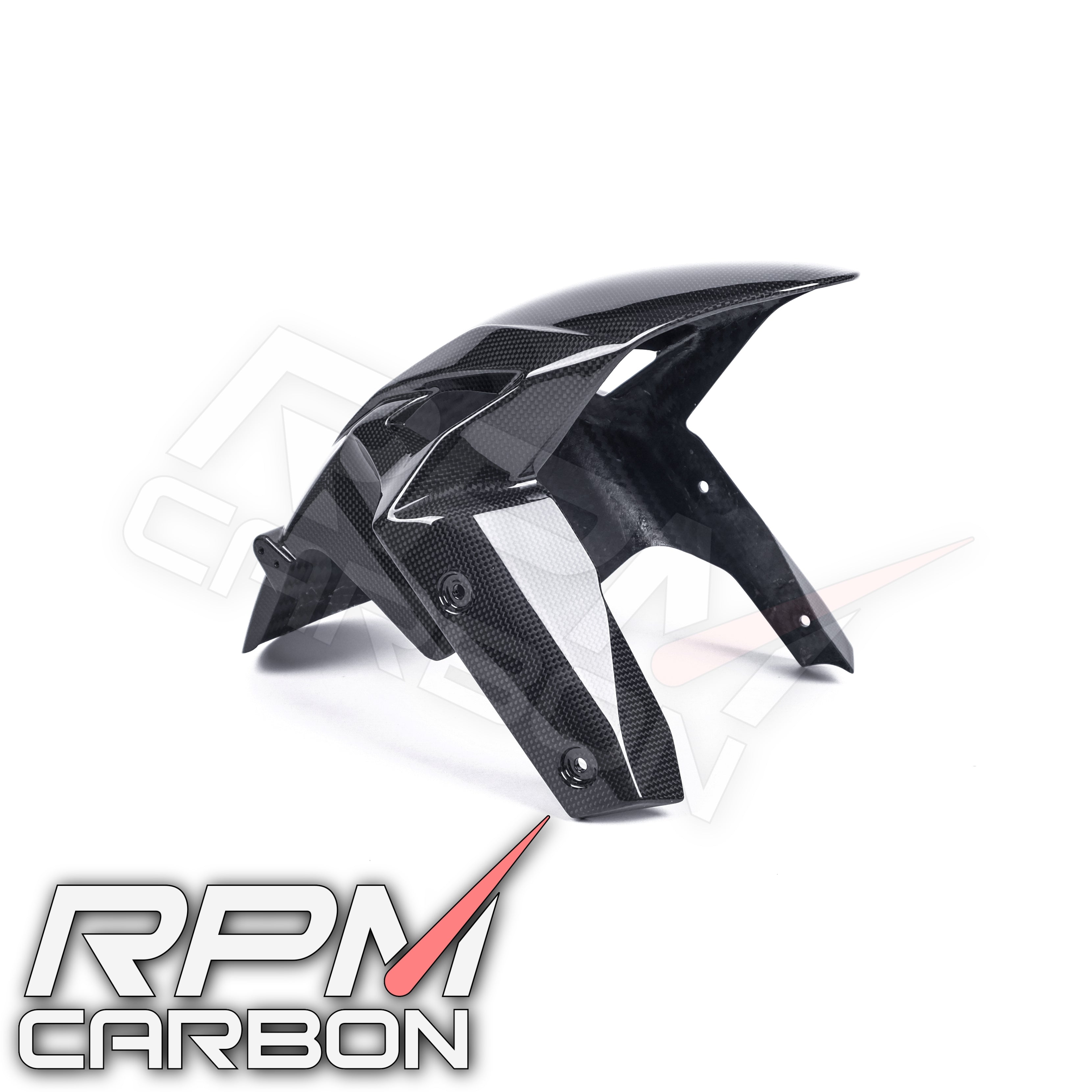 Kawasaki ZX-6R 2019+ Carbon Fiber Front Fender Hugger Mudguard