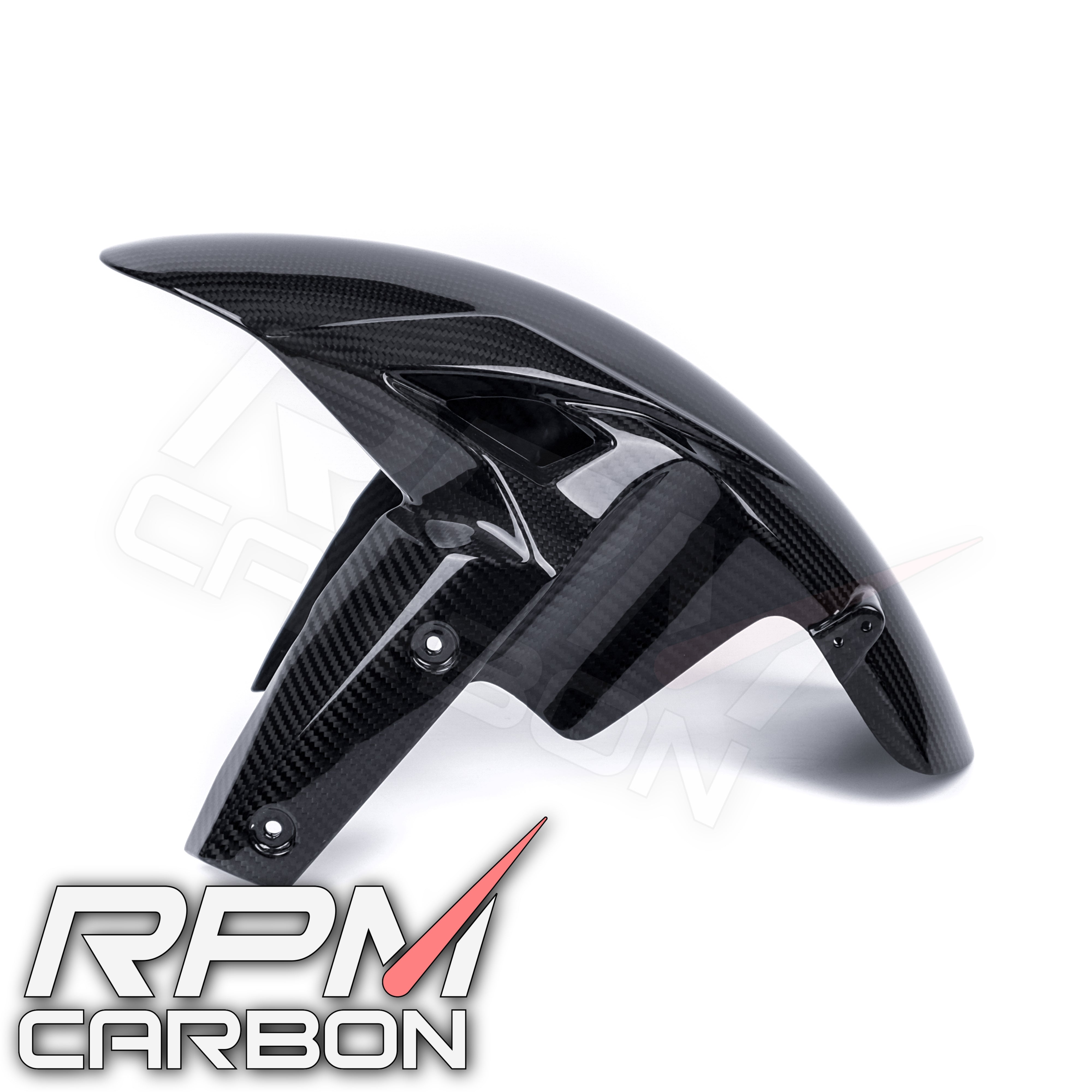 RS フロントフェンダー Kawasaki ZX-6R 2019+ Carbon Fiber Front Fender Hugger Mudguard