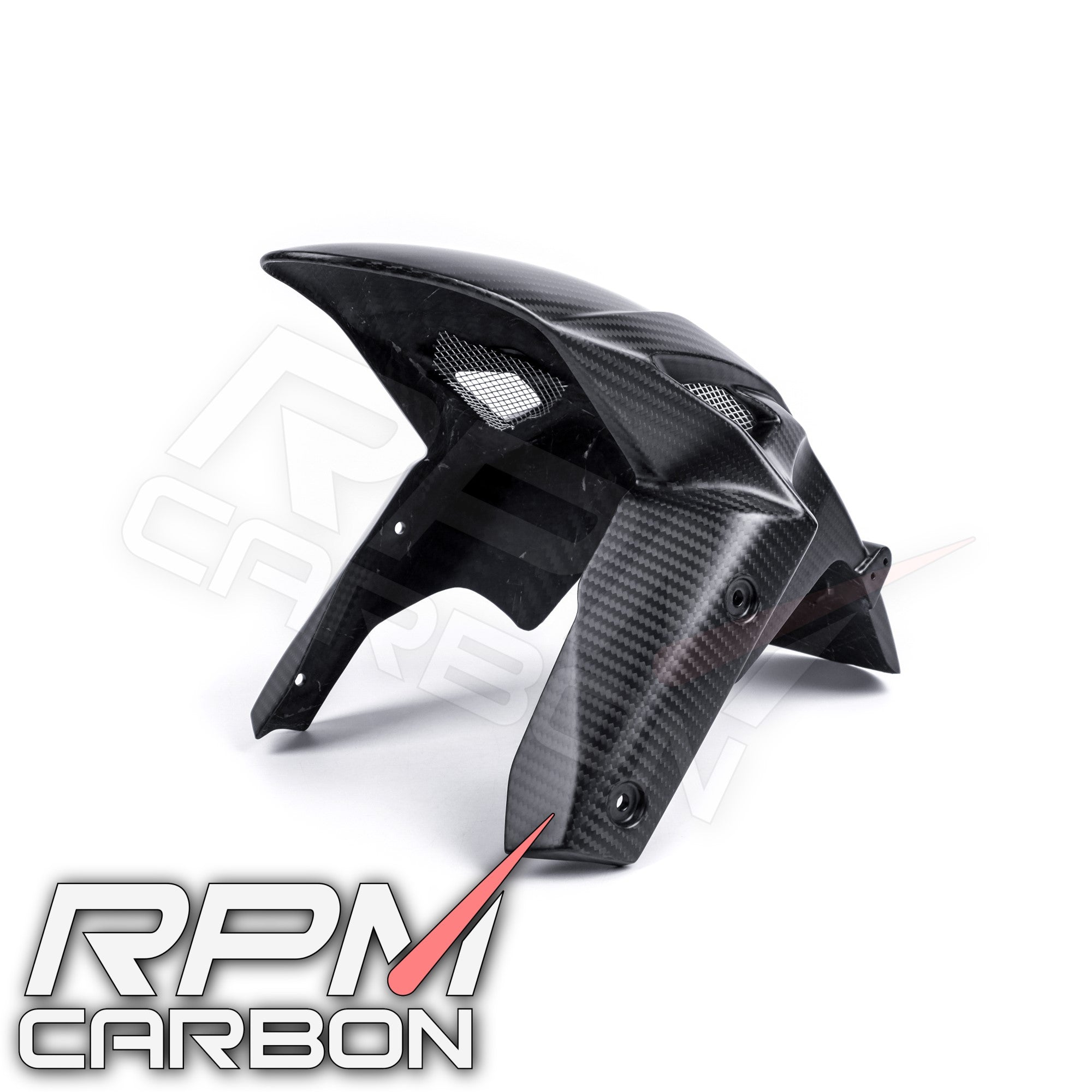 Kawasaki ZX-6R 2019+ Carbon Fiber Front Fender Hugger Mudguard