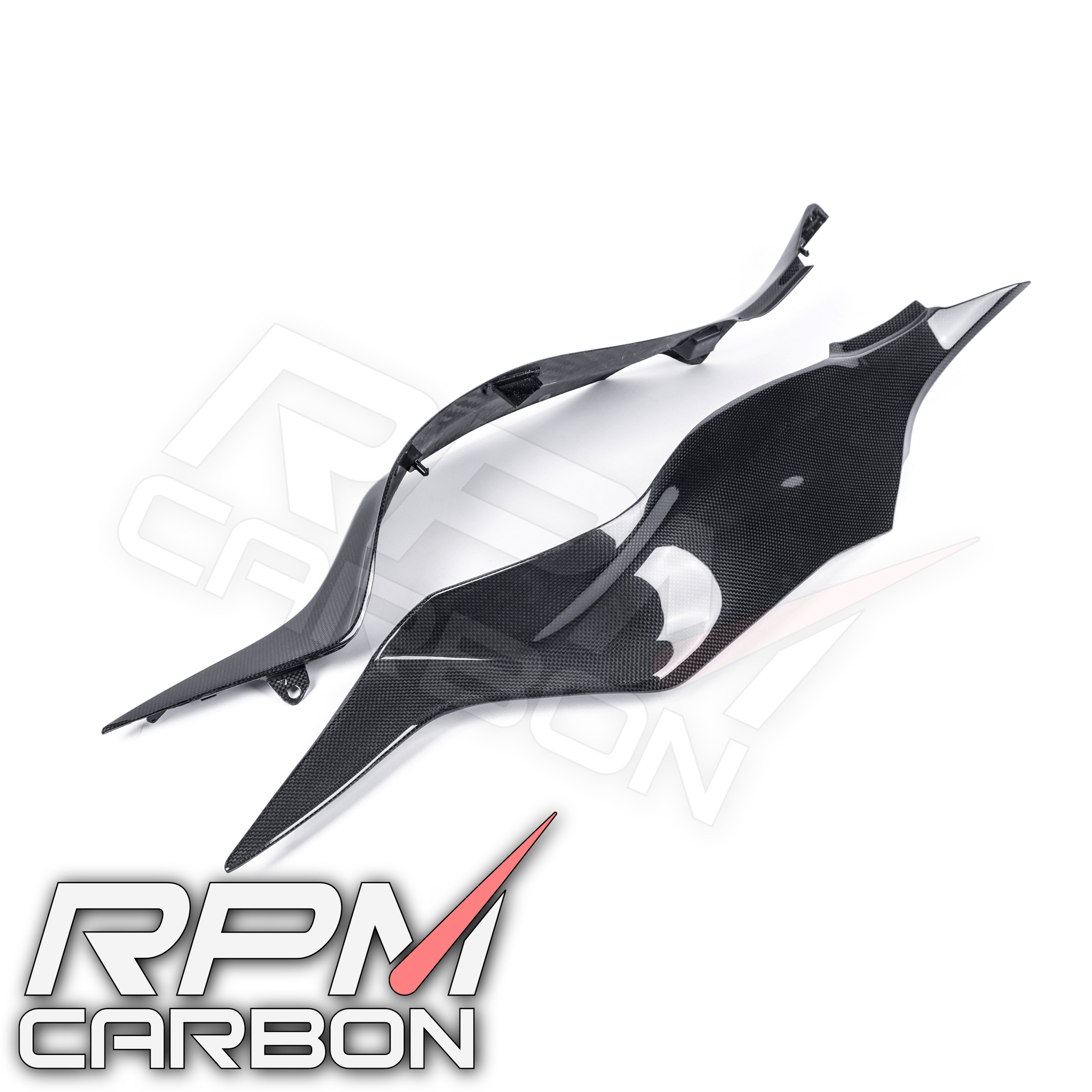 Kawasaki ZX-6R Carbon Fiber Tank Side Panels
