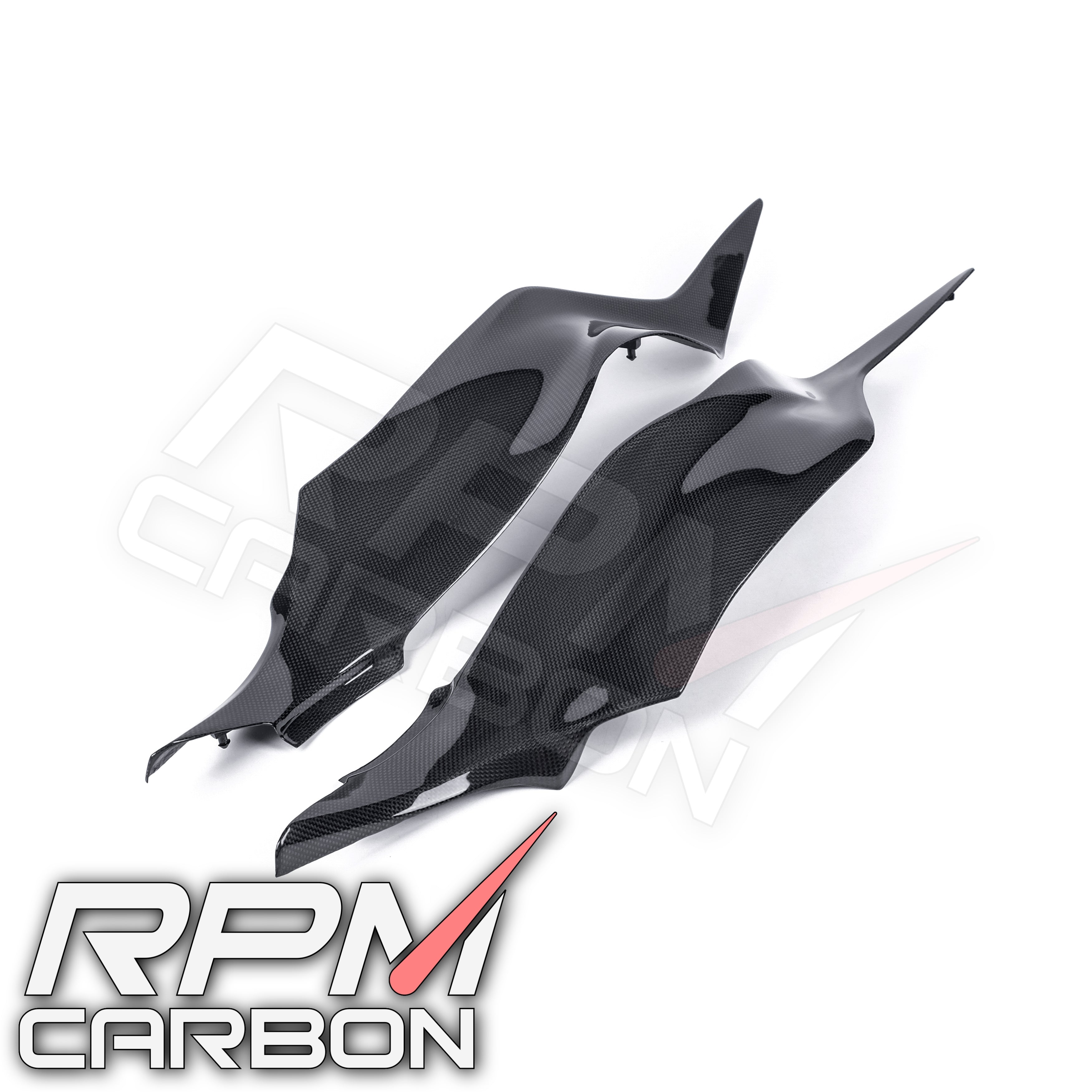 Kawasaki ZX-6R Carbon Fiber Tank Side Panels