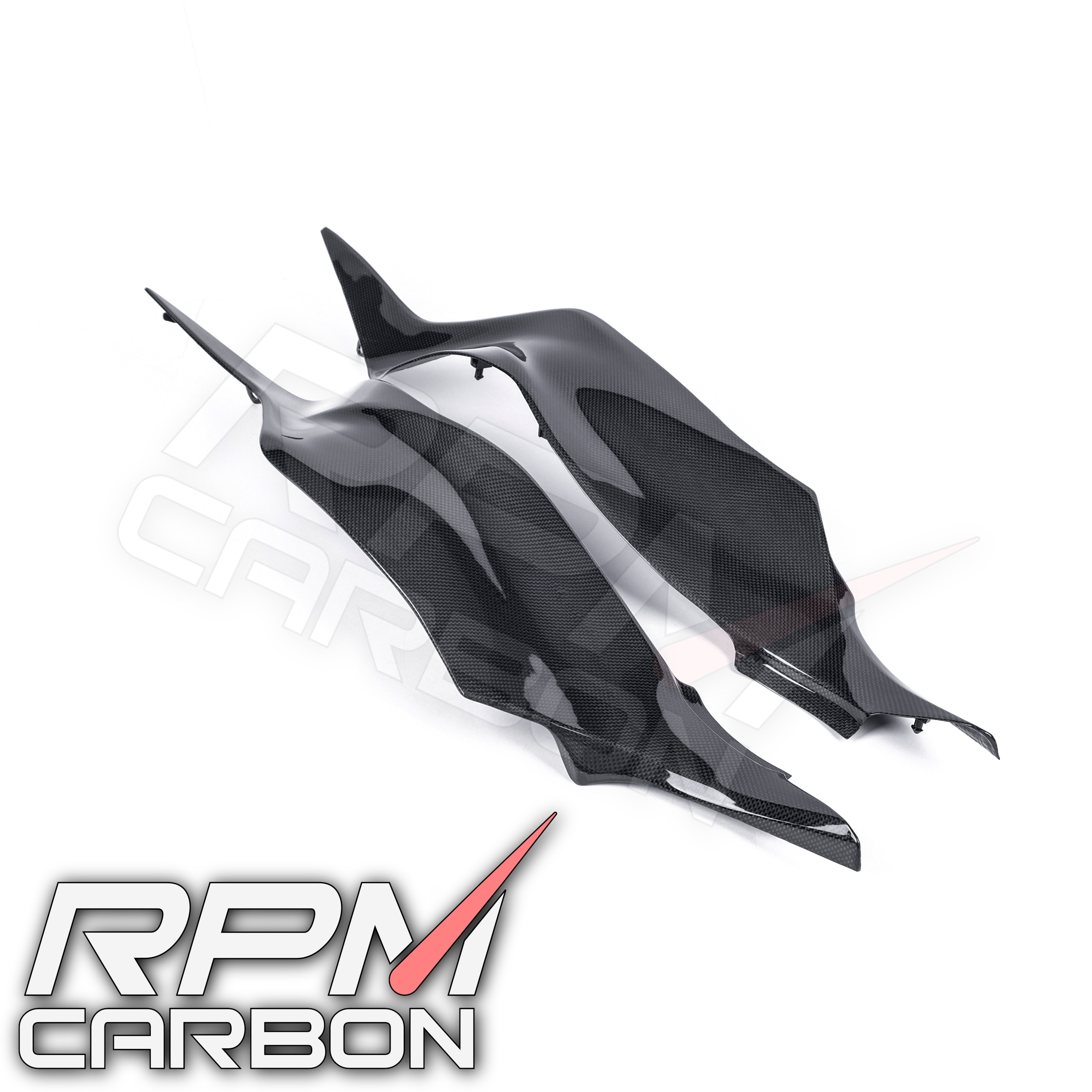 r_mページ Carbon Fiber Kawasaki ZX-6R 2011+ Tank Side Panels