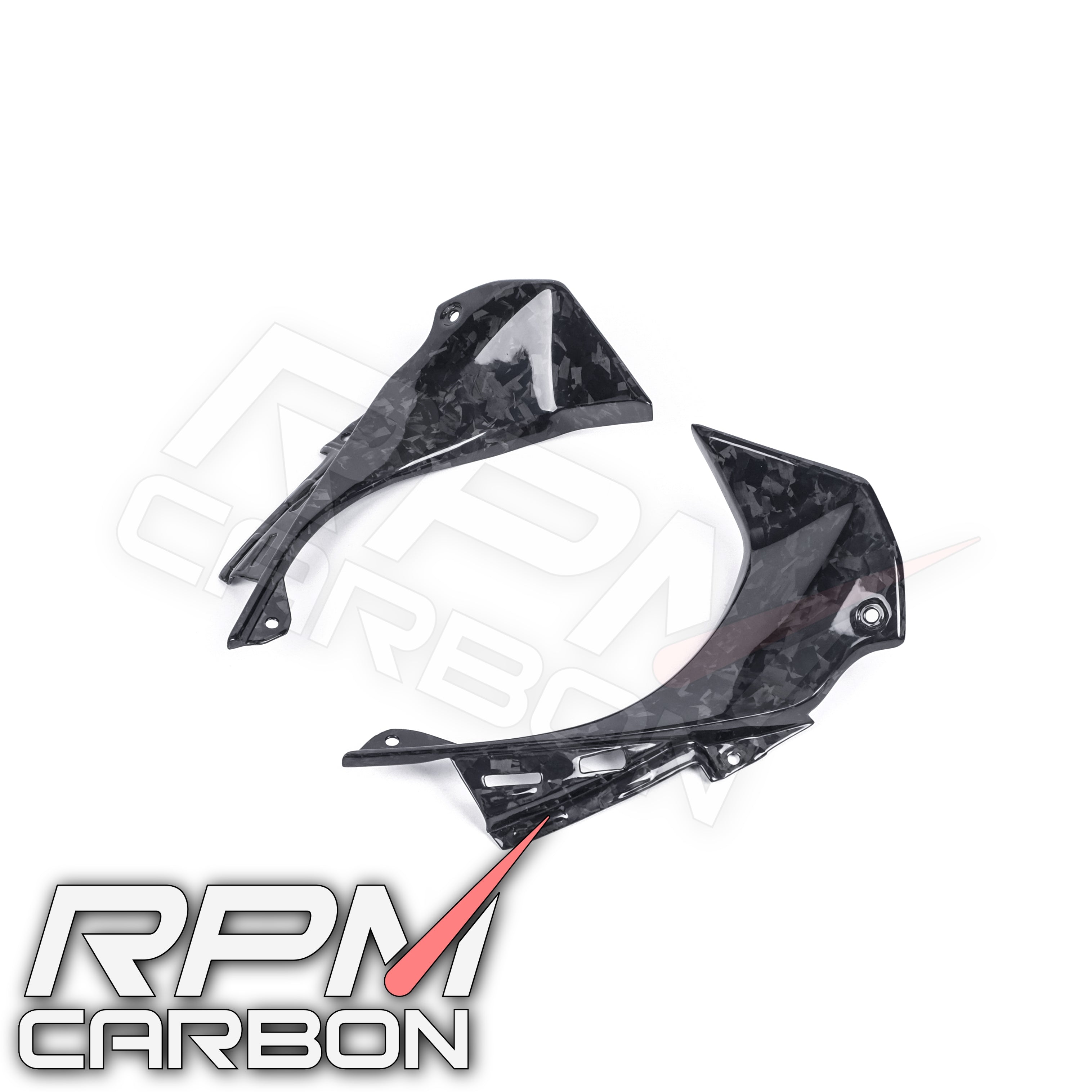 Kawasaki ZX-6R Carbon Fiber Dash Side Panels