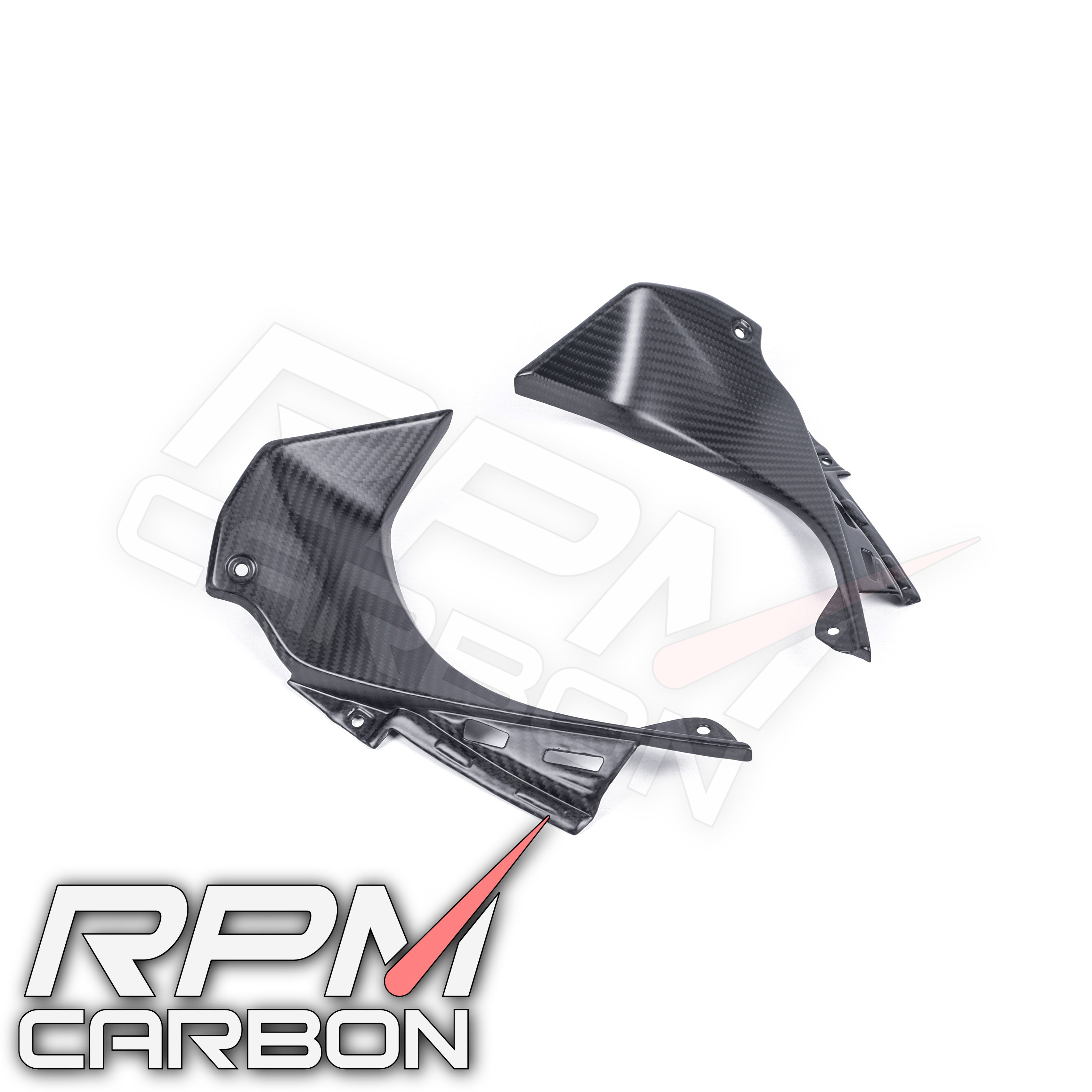 Kawasaki ZX-6R Carbon Fiber Dash Side Panels