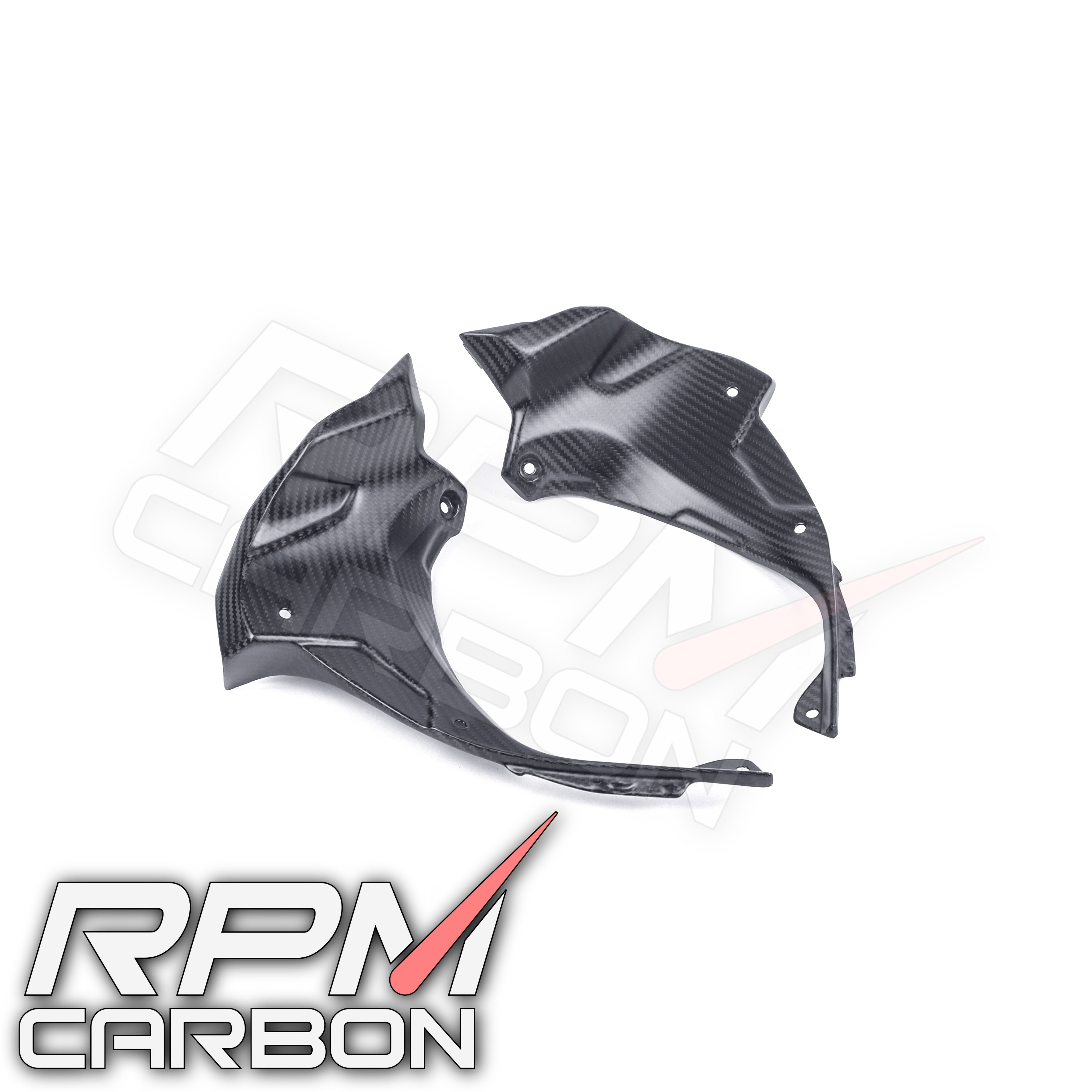 Kawasaki ZX-6R Carbon Dash Side Panels
