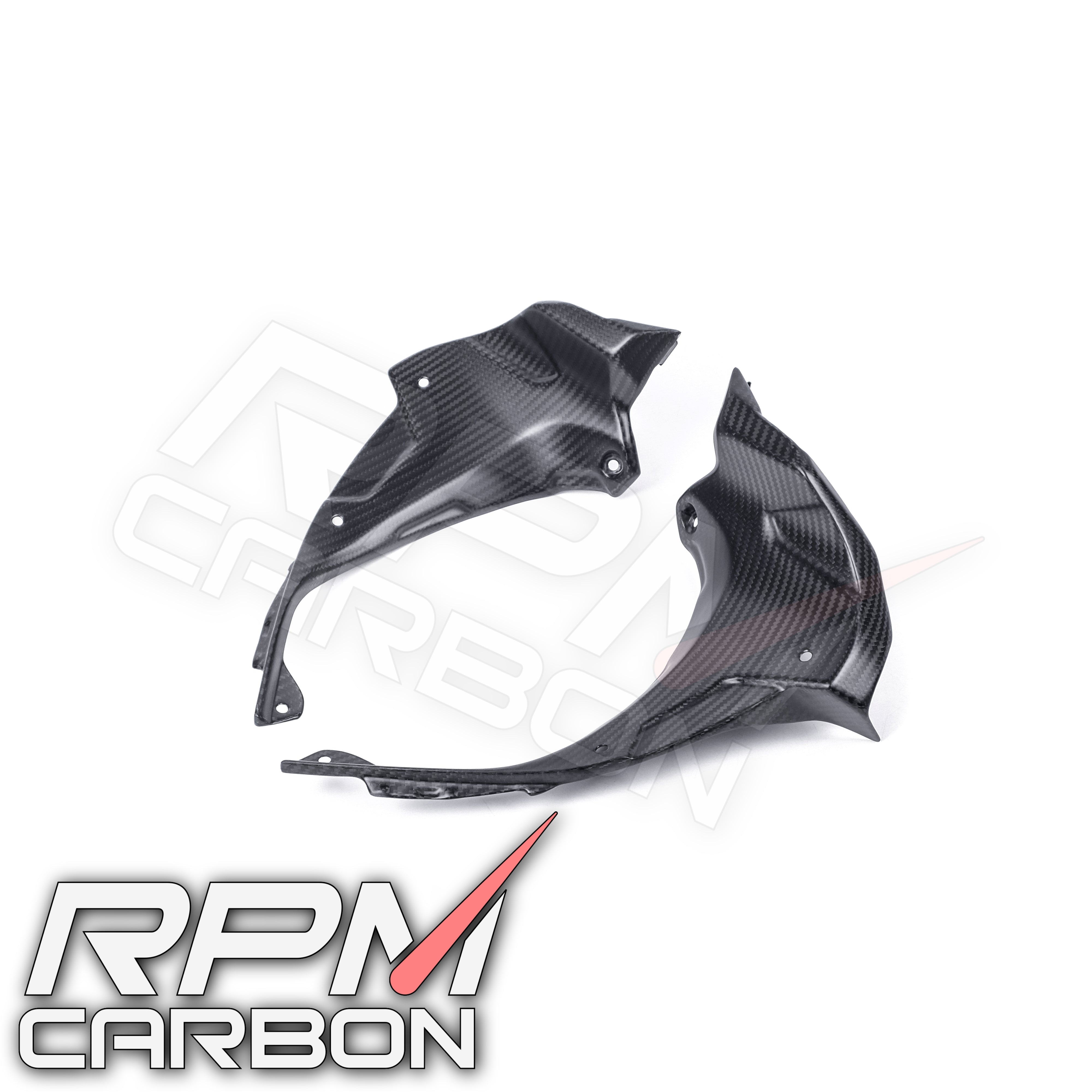 Carbon Fiber Kawasaki ZX-6R 2019+ Rear Seat Side Panels