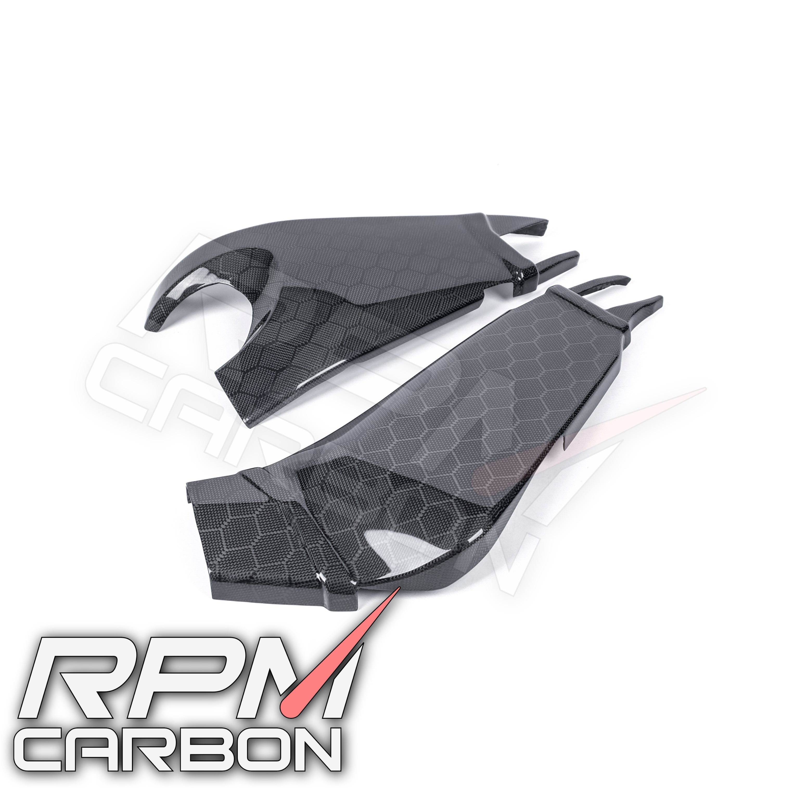 Carbon Fiber Kawasaki ZX-6R 2019+ Rear Seat Side Panels