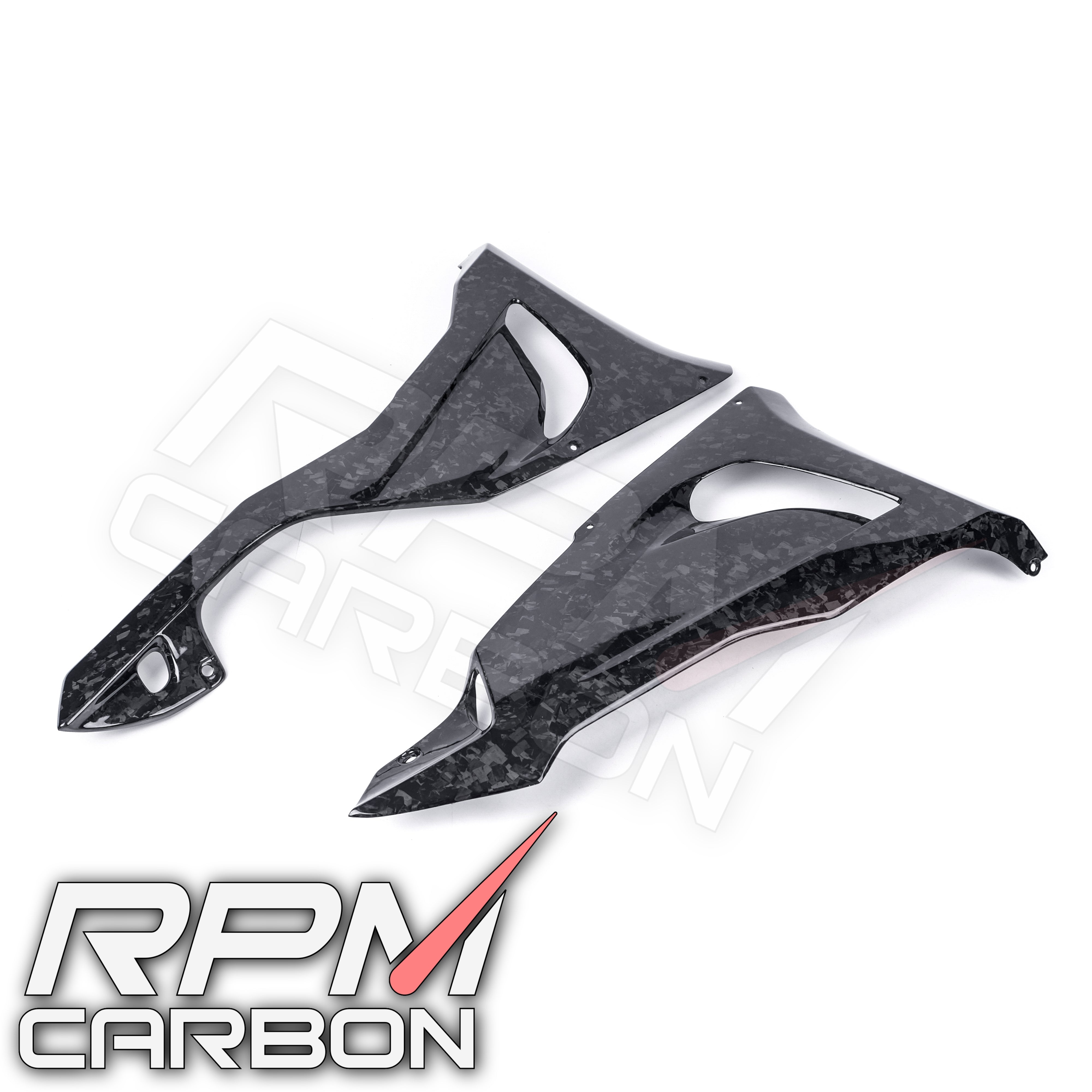 その他 WCCF11-12 Carbon Fiber Kawasaki ZX-6R 2019+ Rear Seat Side Panels
