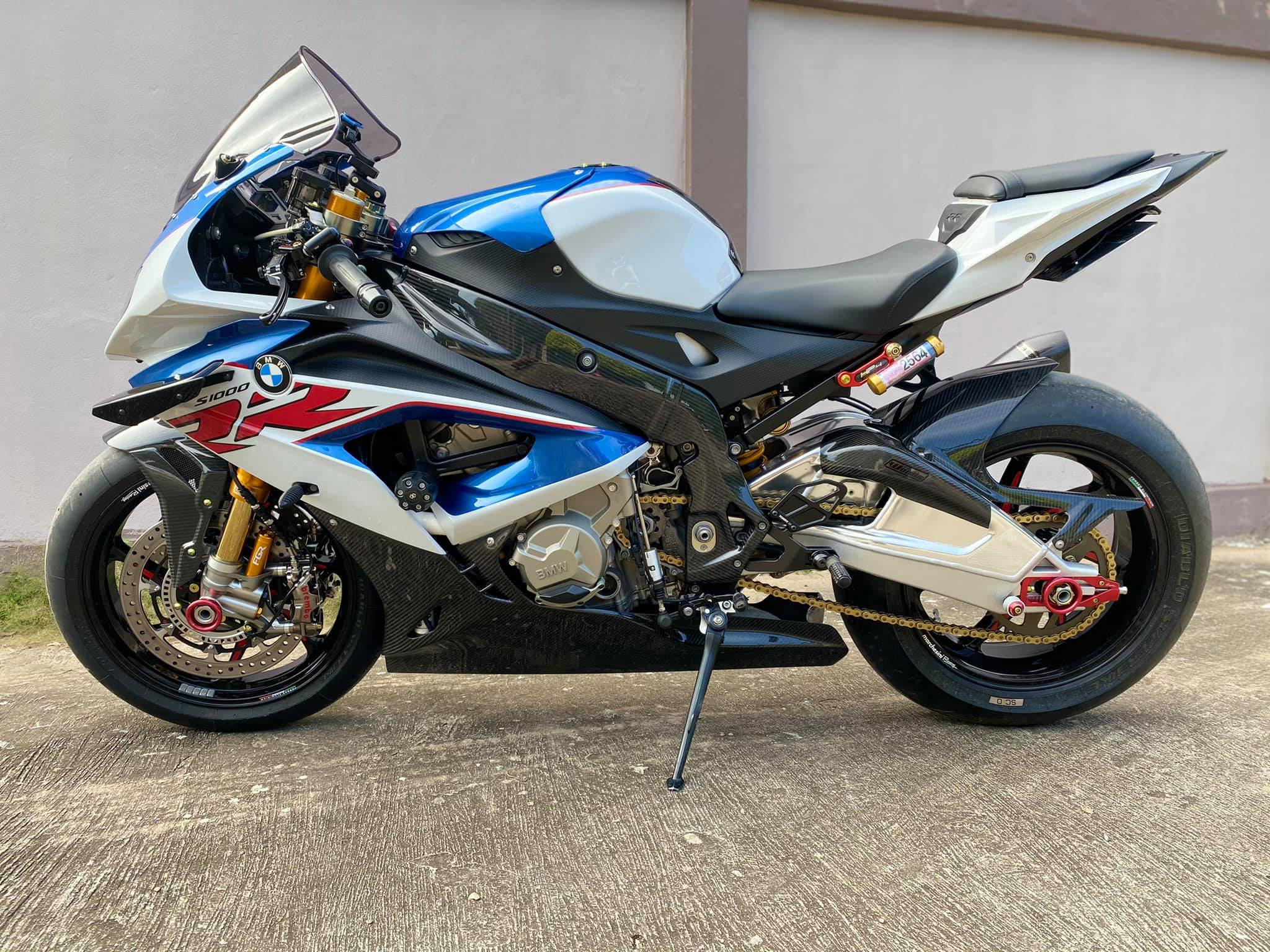 BMW S1000RR S1000R Carbon Fiber Frame Covers Protection