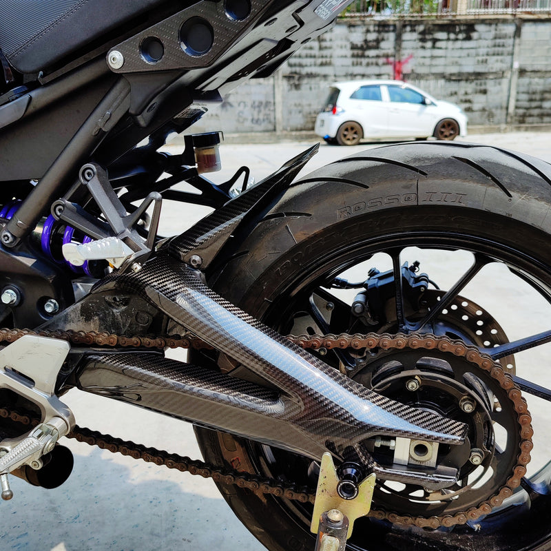 Yamaha XSR900 Carbon Fiber Swingarm Covers Protectors