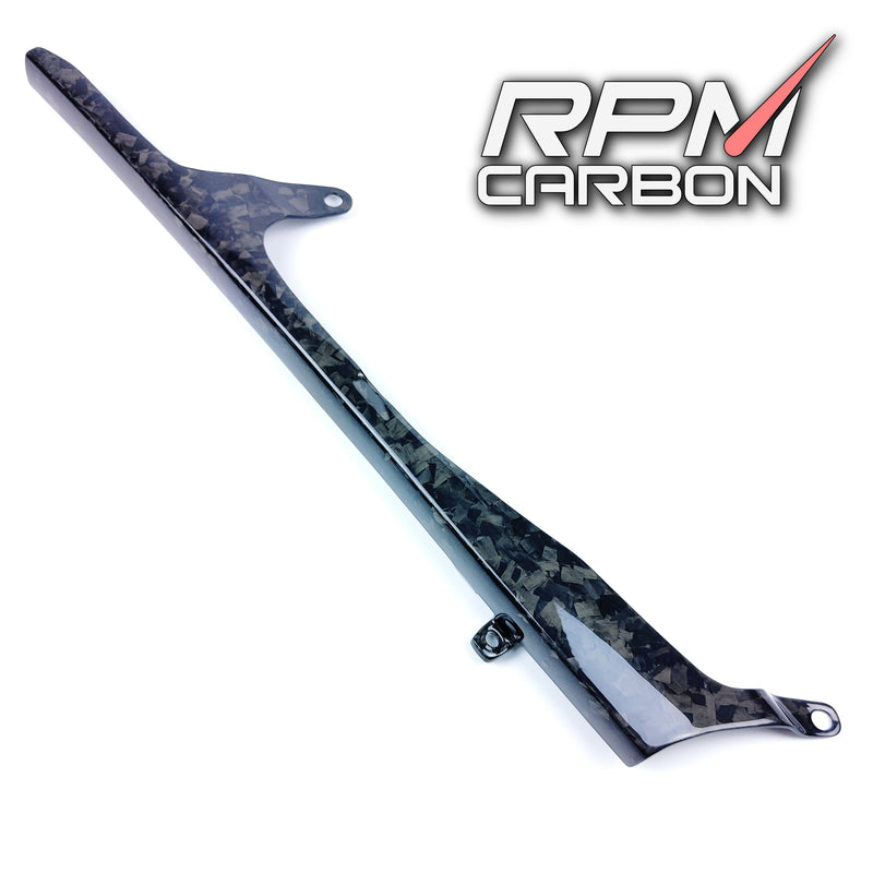 High-Gloss Carbon Fiber Chain Guard Cover For Honda CBR954RR 2002-2003