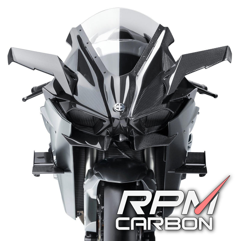 Kawasaki H2 Carbon Fiber Upper Winglets Gen 2018+