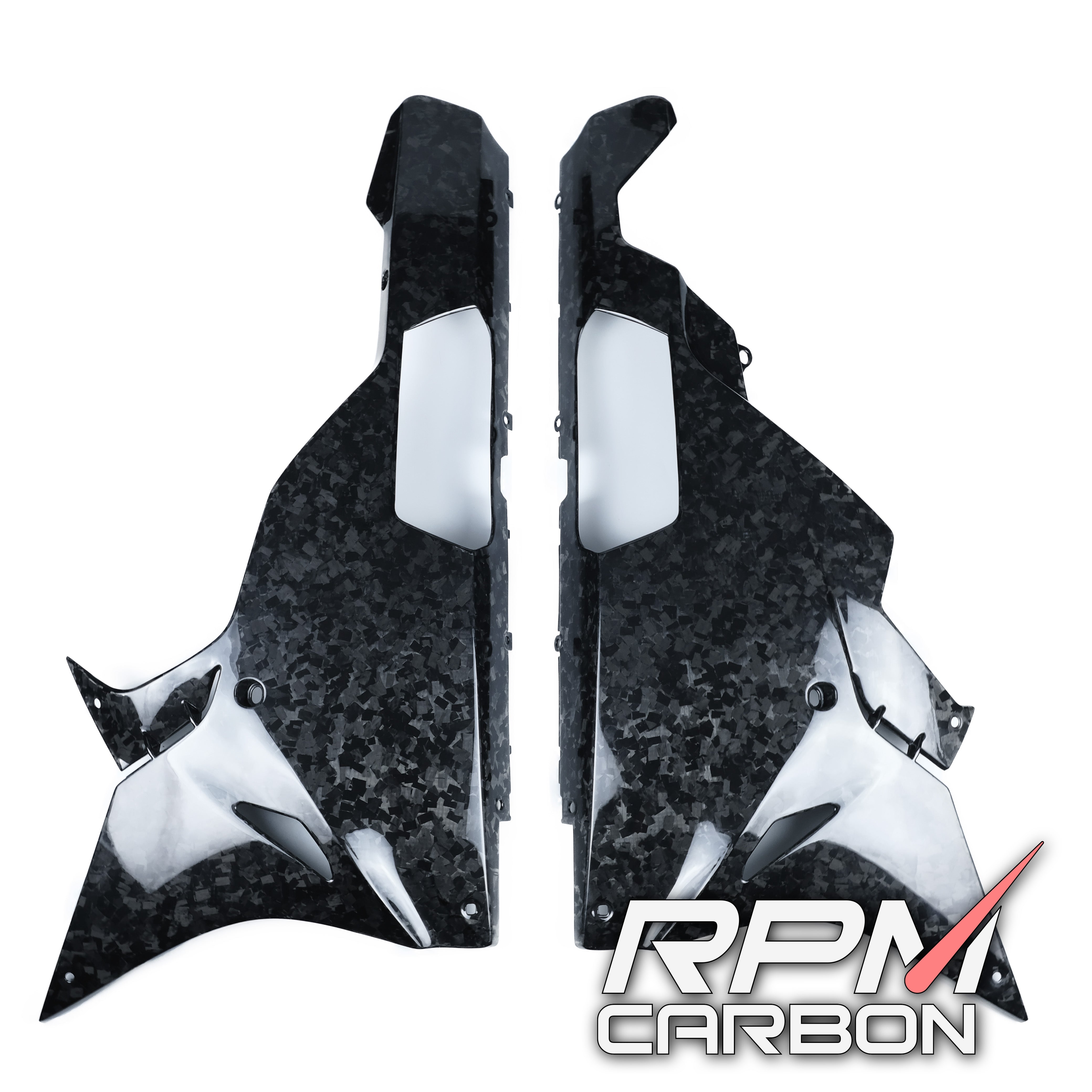 BMW S1000RR (2015-2016) Carbon Fiber Belly Pan Lower Side Fairings
