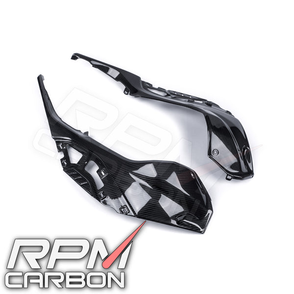 BMW S1000RR 2020 Tank Side Panels (OEM Version) in Carbon Fiber