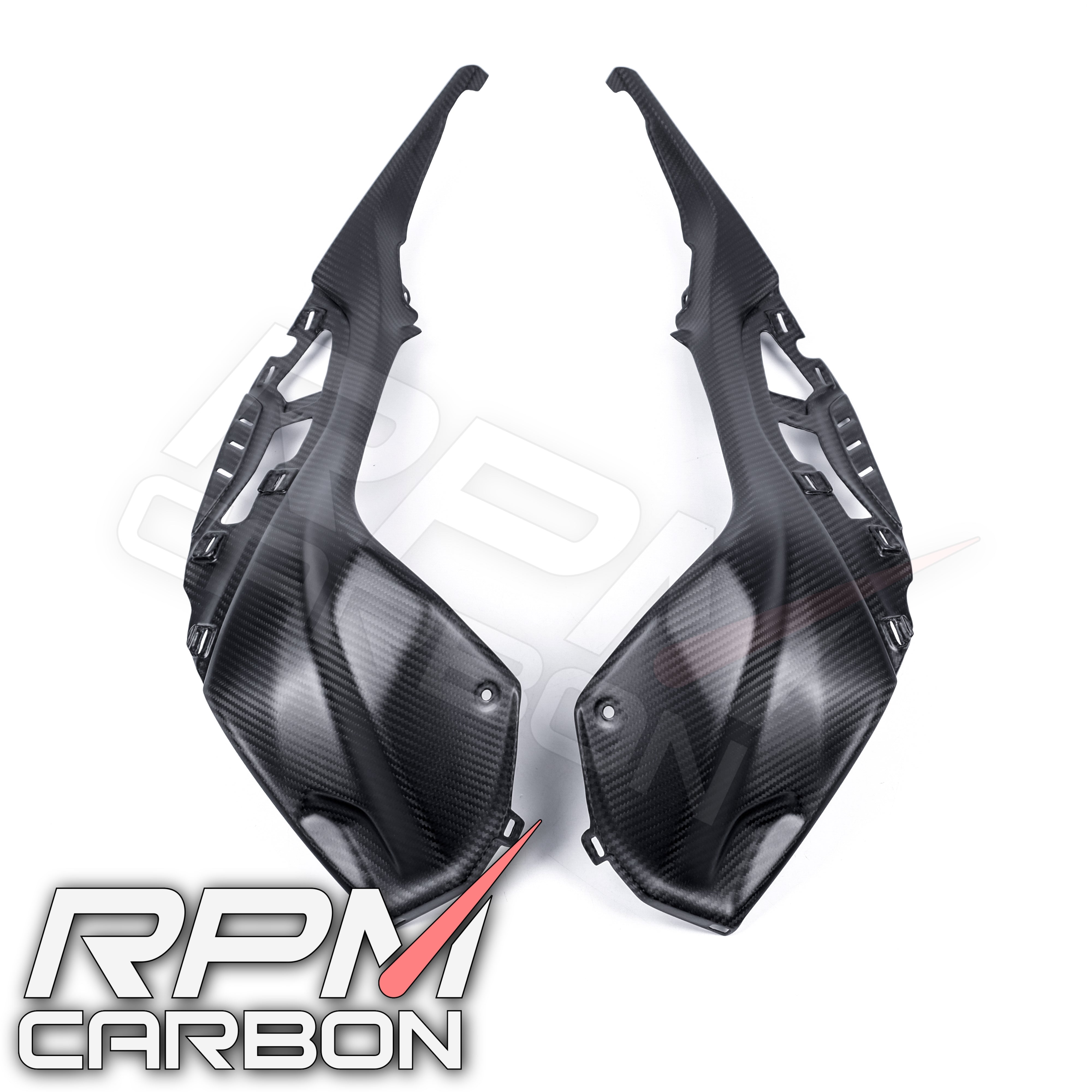 BMW S1000RR 2020 Tank Side Panels (OEM Version) in Carbon Fiber