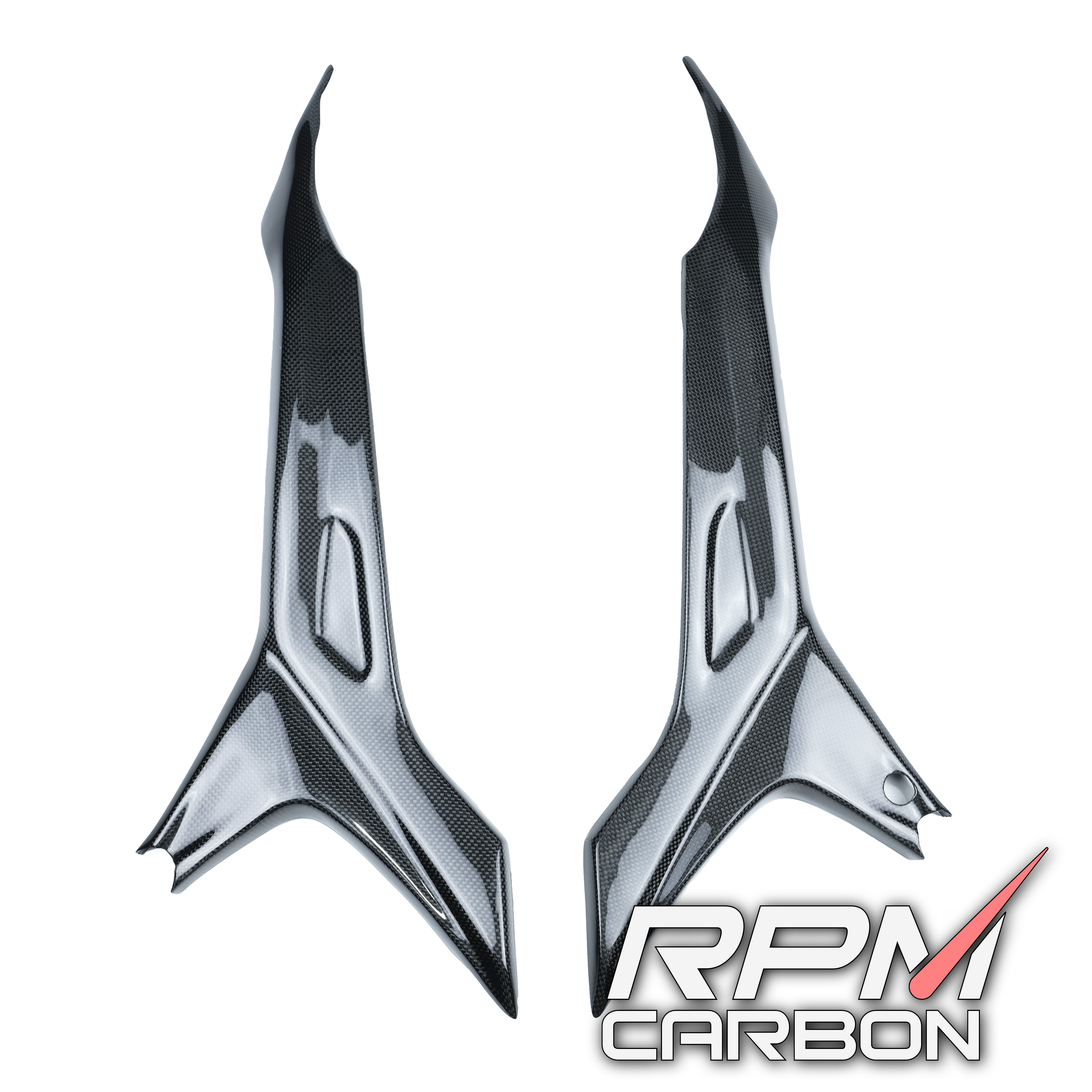 Ducati Hypermotard 821/939 Carbon Fiber Subframe Covers