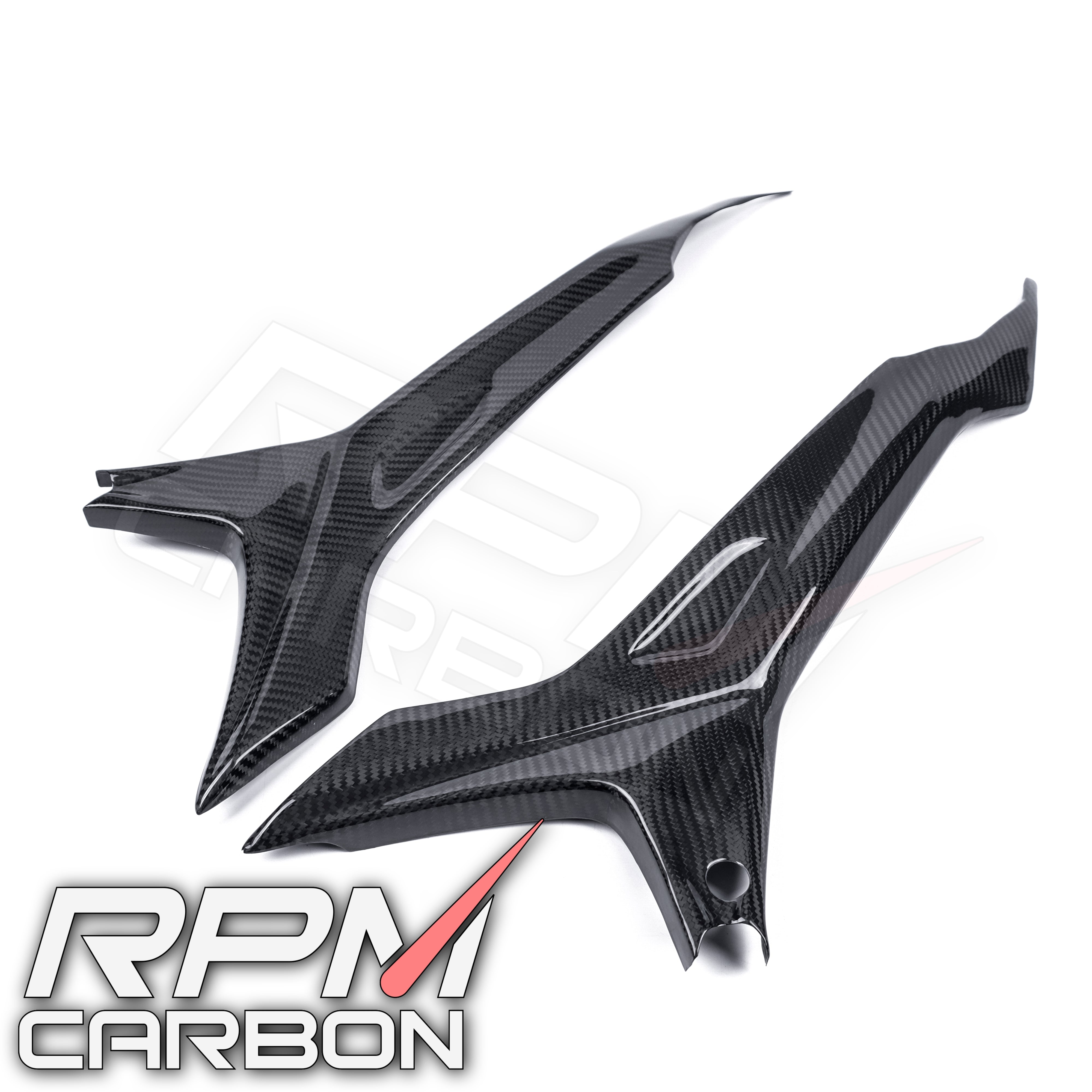 Ducati Hypermotard 821/939 Carbon Fiber Subframe Covers