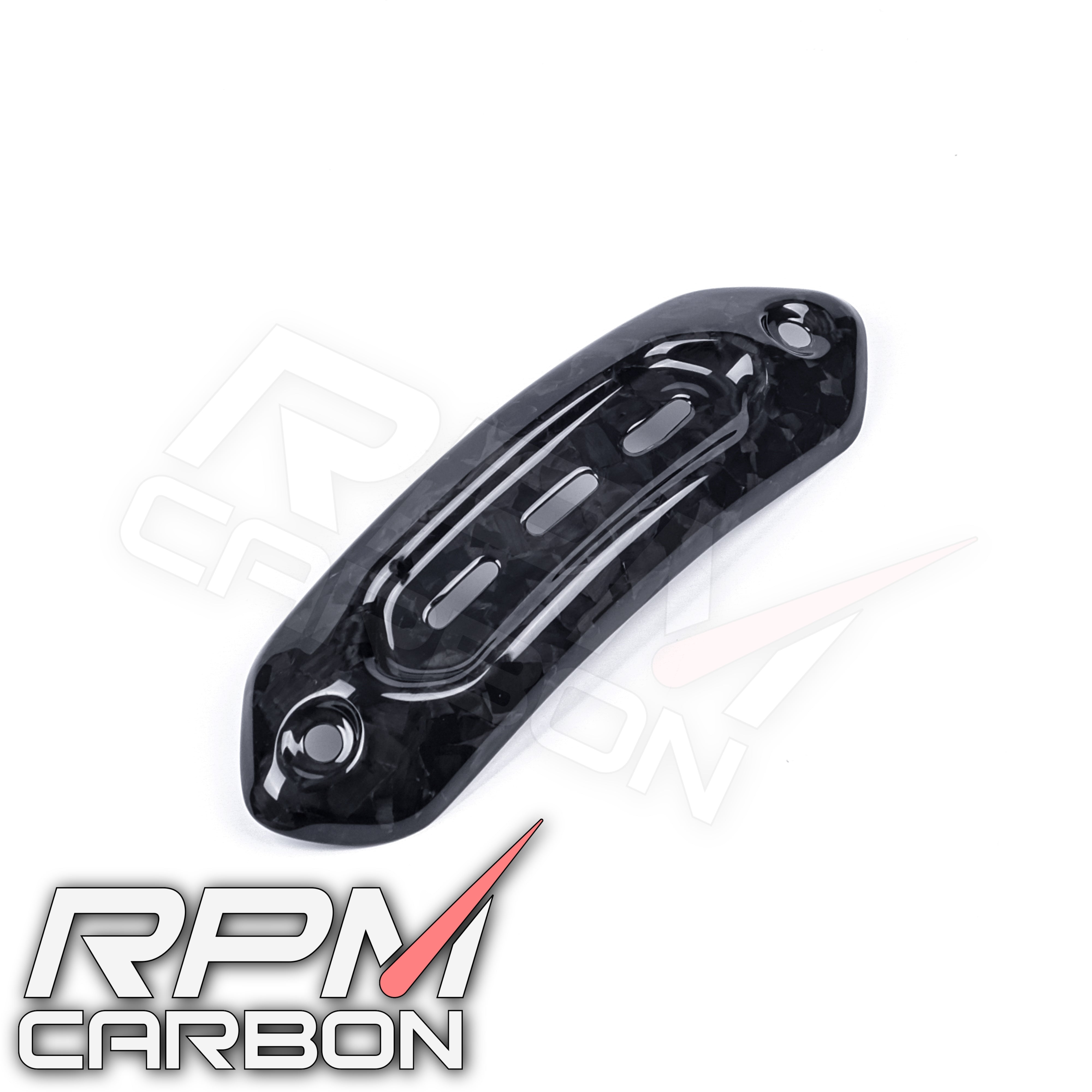 Ducatiハイパーモタード821 939用カーボン製 イグニッションカバー Ducati Hypermotard 821/939/950 Carbon Fiber Exhaust Heat Shield Cover
