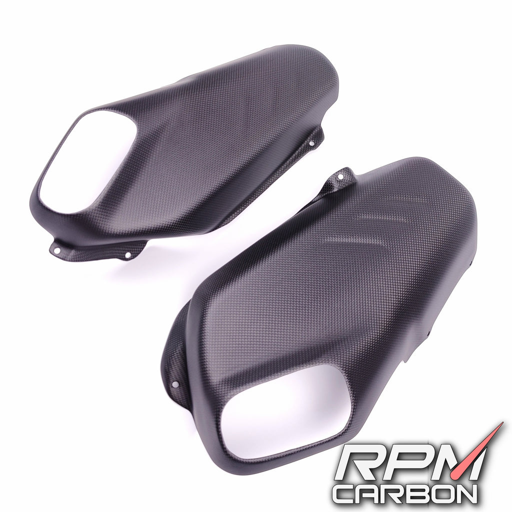 Ducati Panigale/Streetfighter V4 Carbon Fiber Stock Exhaust Side Panel