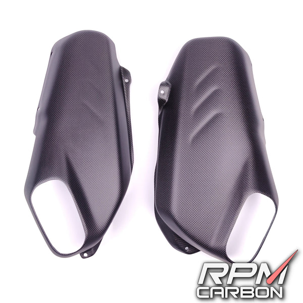 Ducati Panigale/Streetfighter V4 Carbon Fiber Stock Exhaust Side Panels