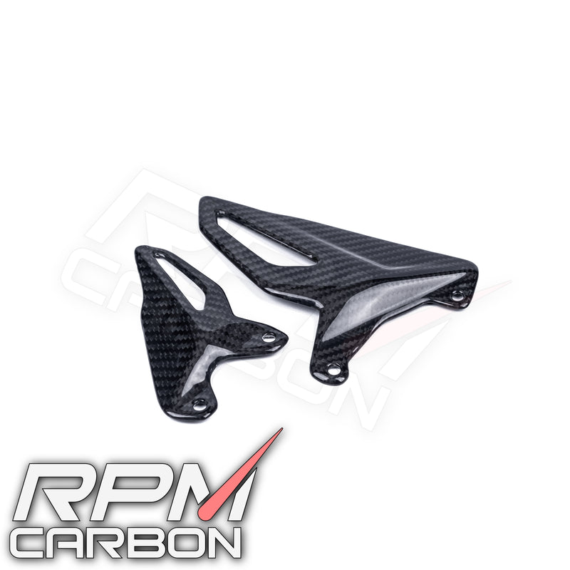 Ducati Panigale/Streetfighter V4 V2 Carbon Fiber Heel Guards DP Style