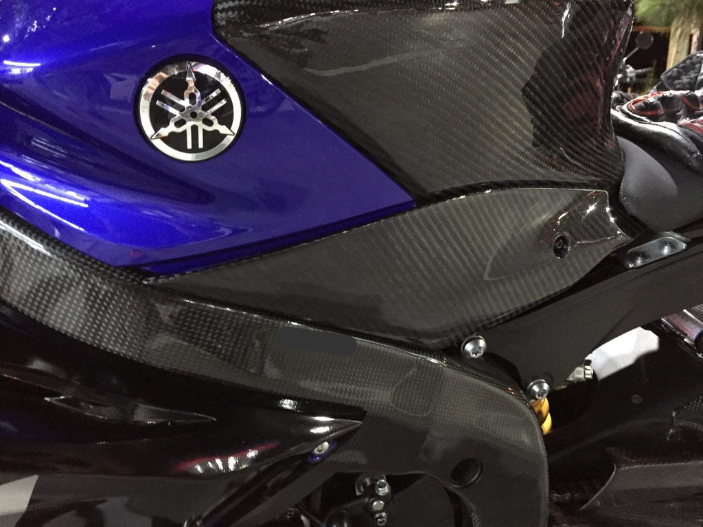 Carbon R6 Yamaha R6 Carbon Fiber Tank Side Panels