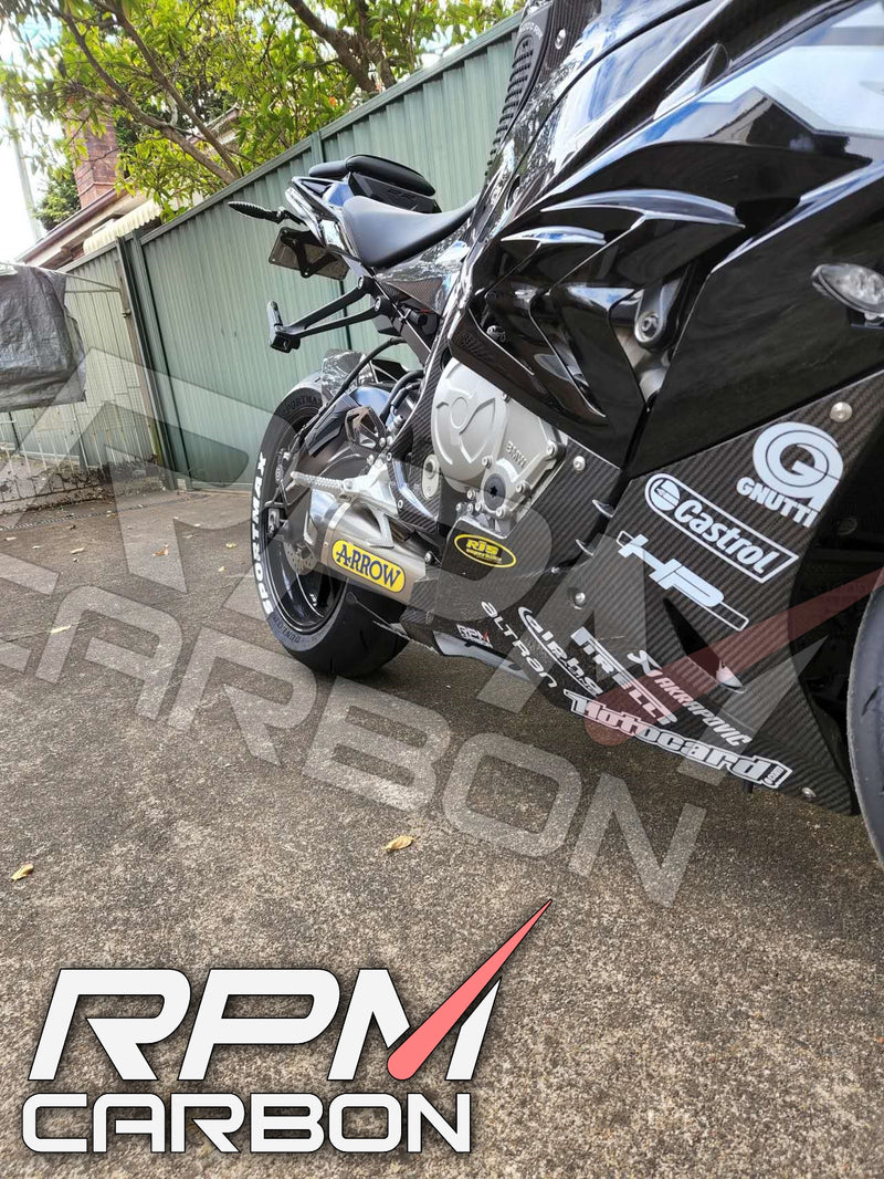 BMW S1000RR (2015-2016) Carbon Fiber Belly Pan Lower Side Fairings