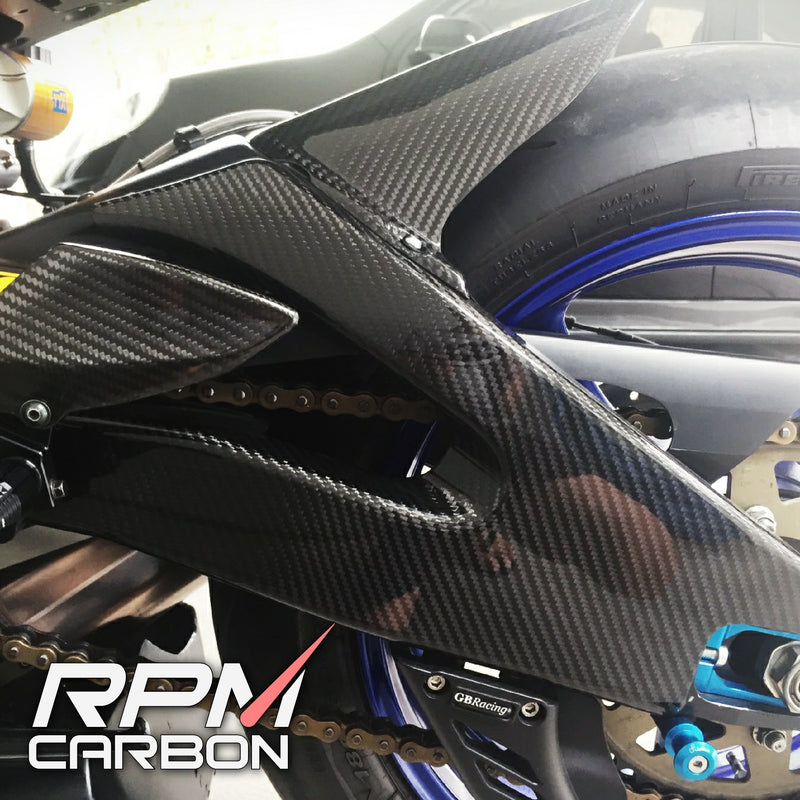 Yamaha R6 Carbon Fiber Swingarm Covers Protectors