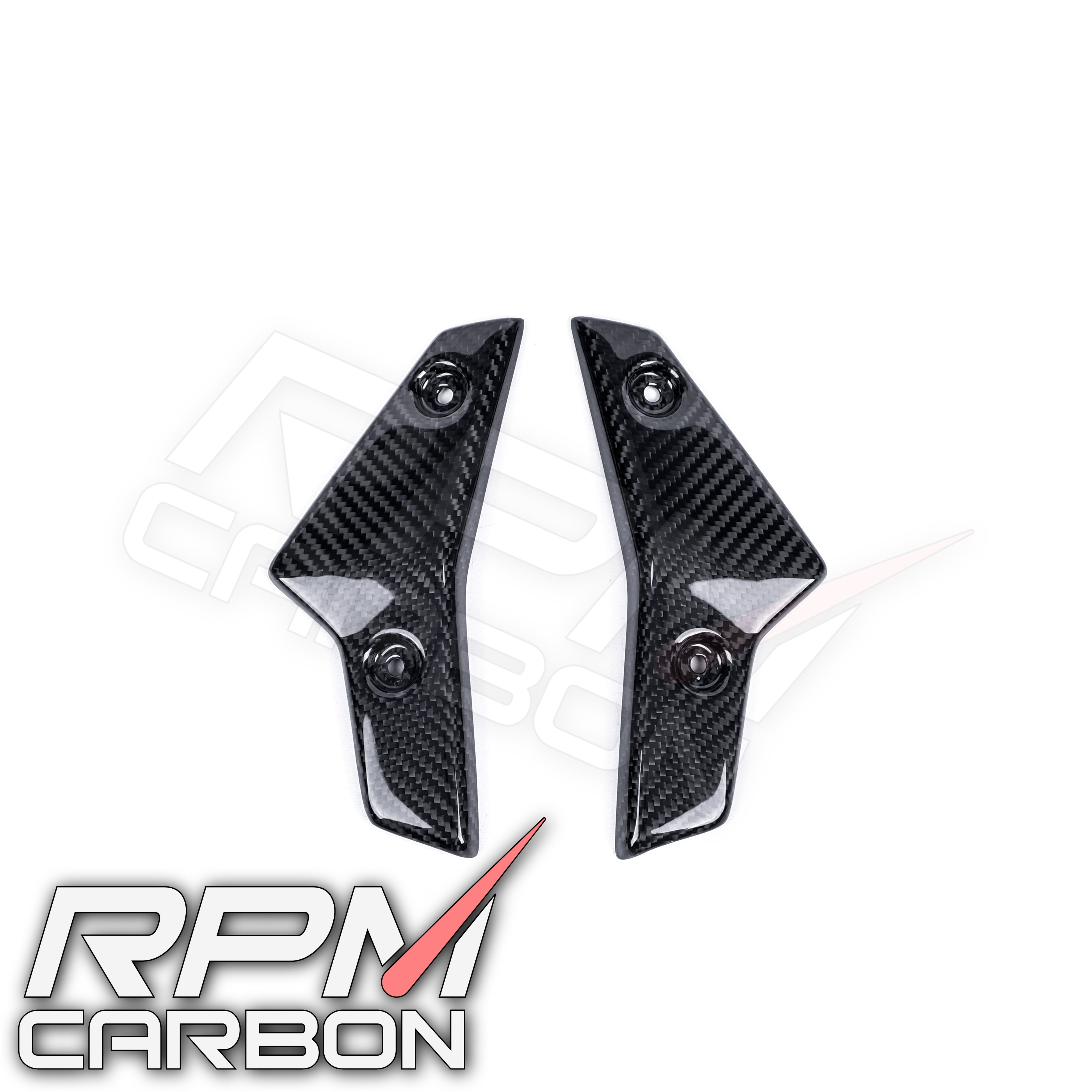 765aa Radiator Triumph Street Triple 765 Carbon Fiber Radiator Guards (Read Descripti